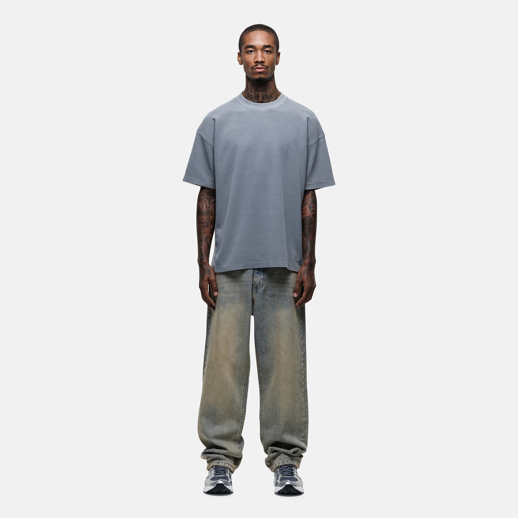 Scribble Waffle Grey T-shirt