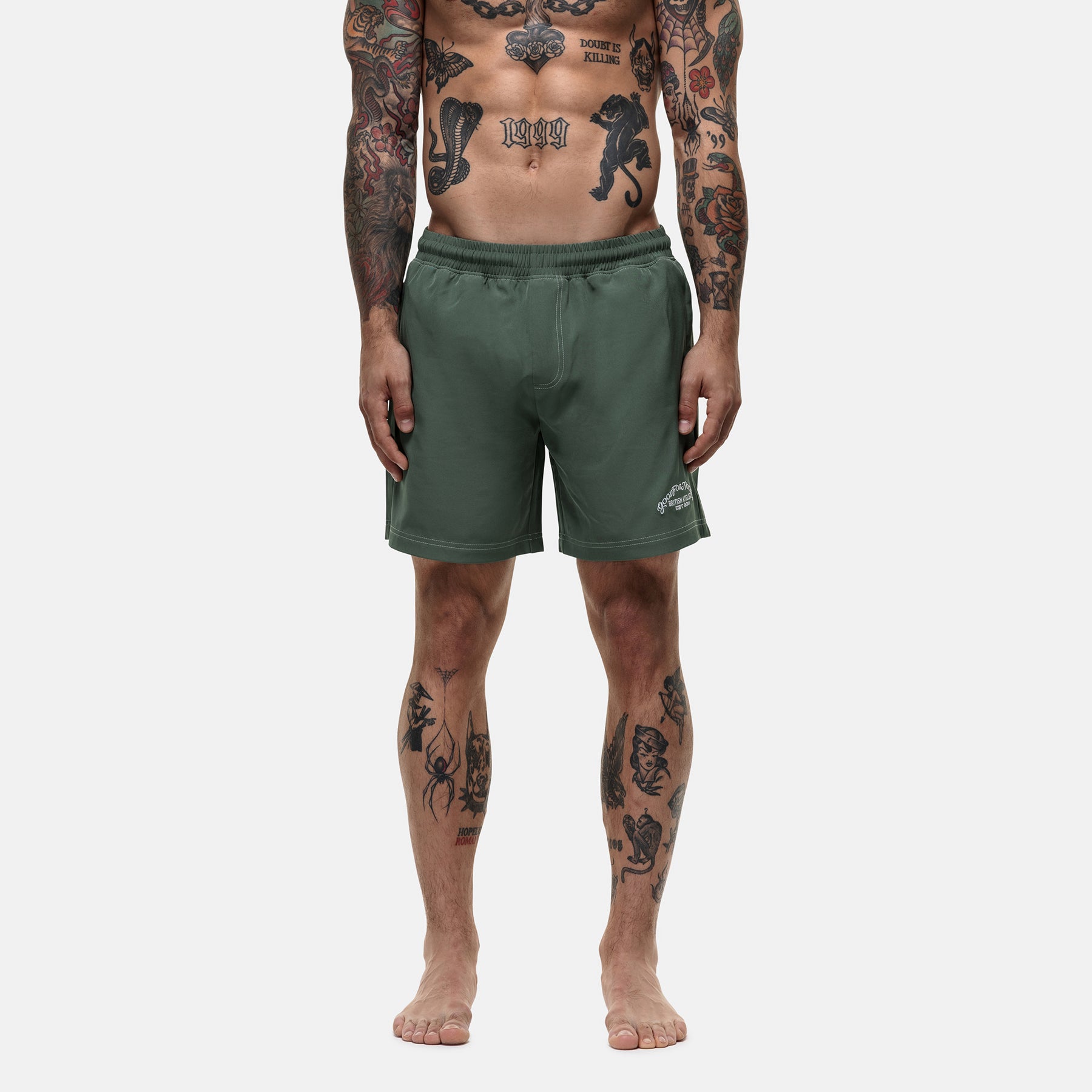 Atelier Green Swim Shorts