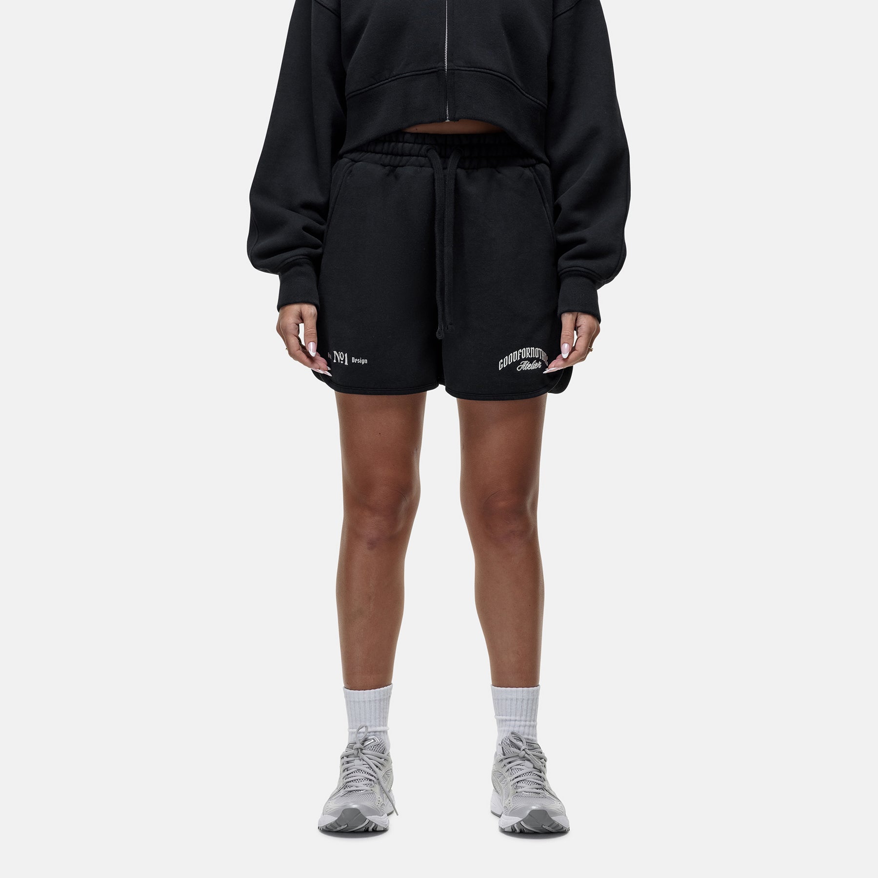 Antiquity Washed Black Shorts
