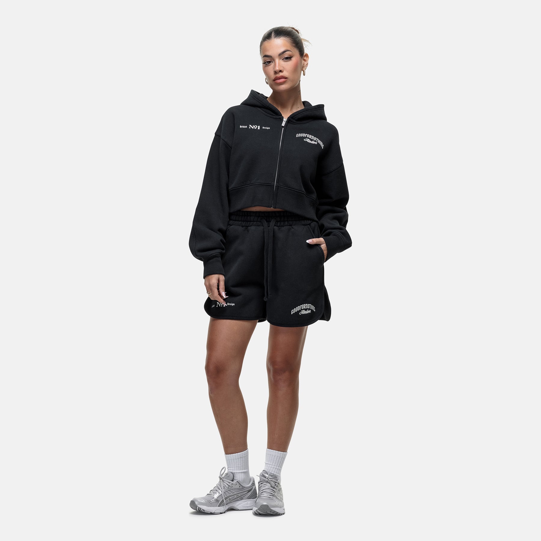 Antiquity Washed Black Shorts