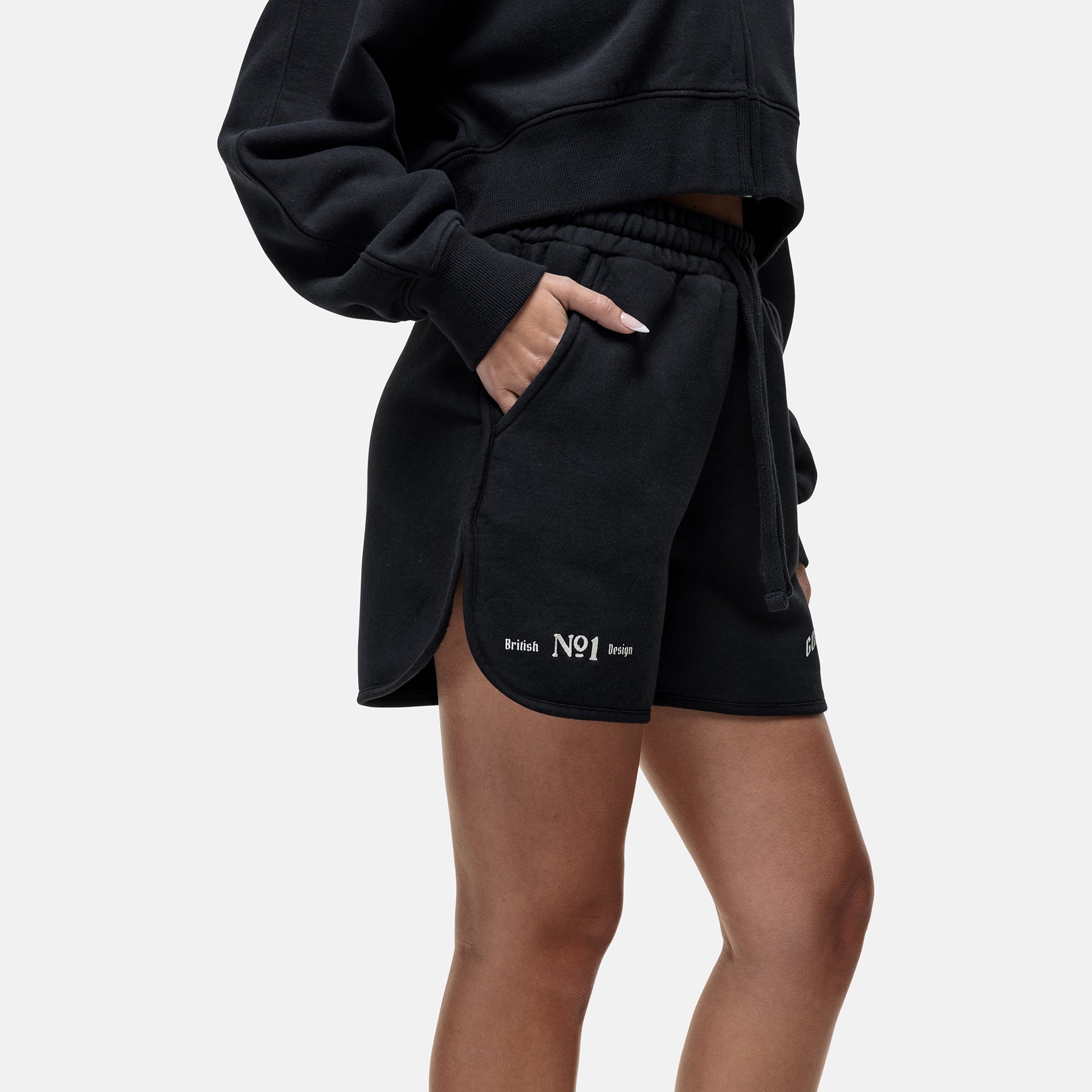 Antiquity Washed Black Shorts