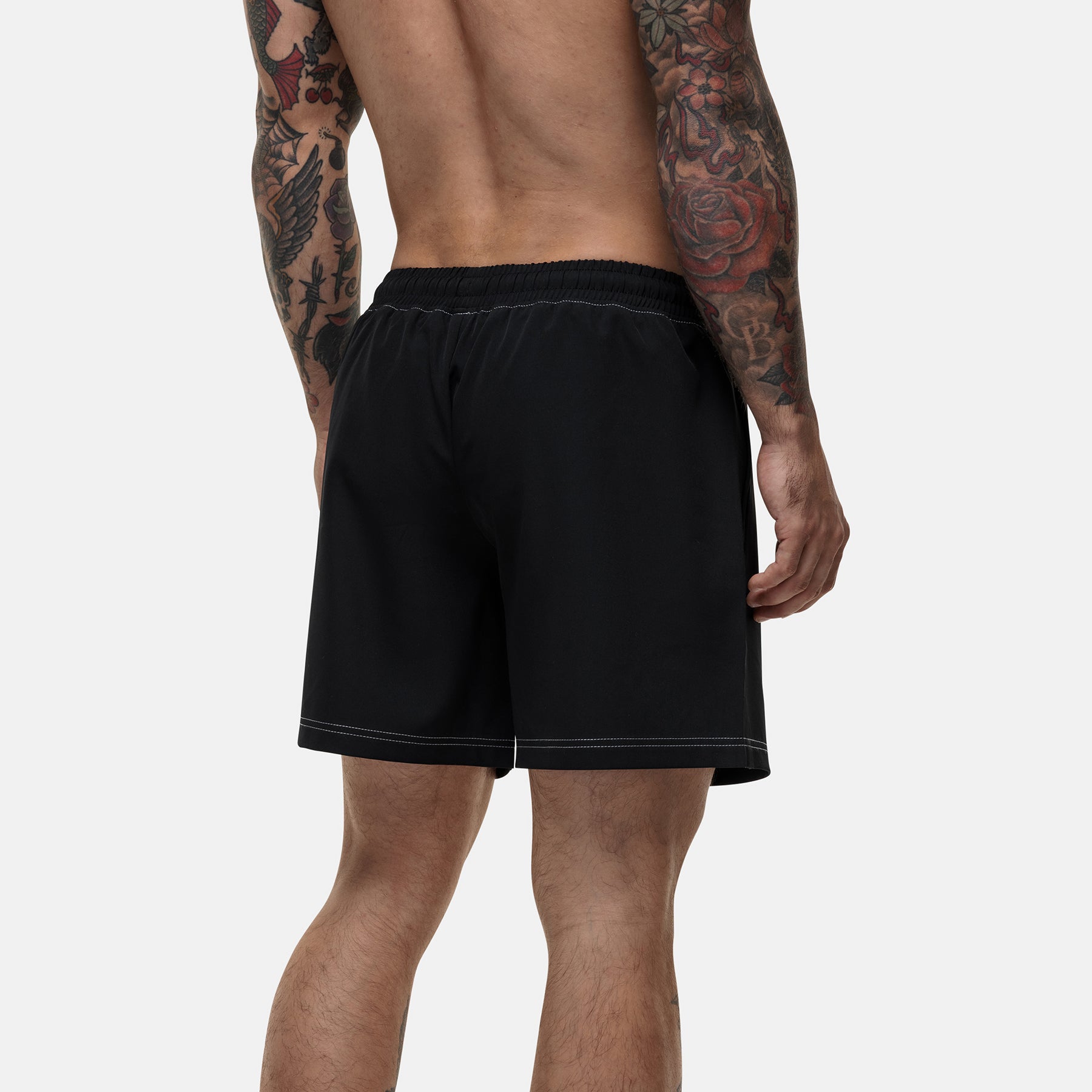 Atelier Black Swim Shorts