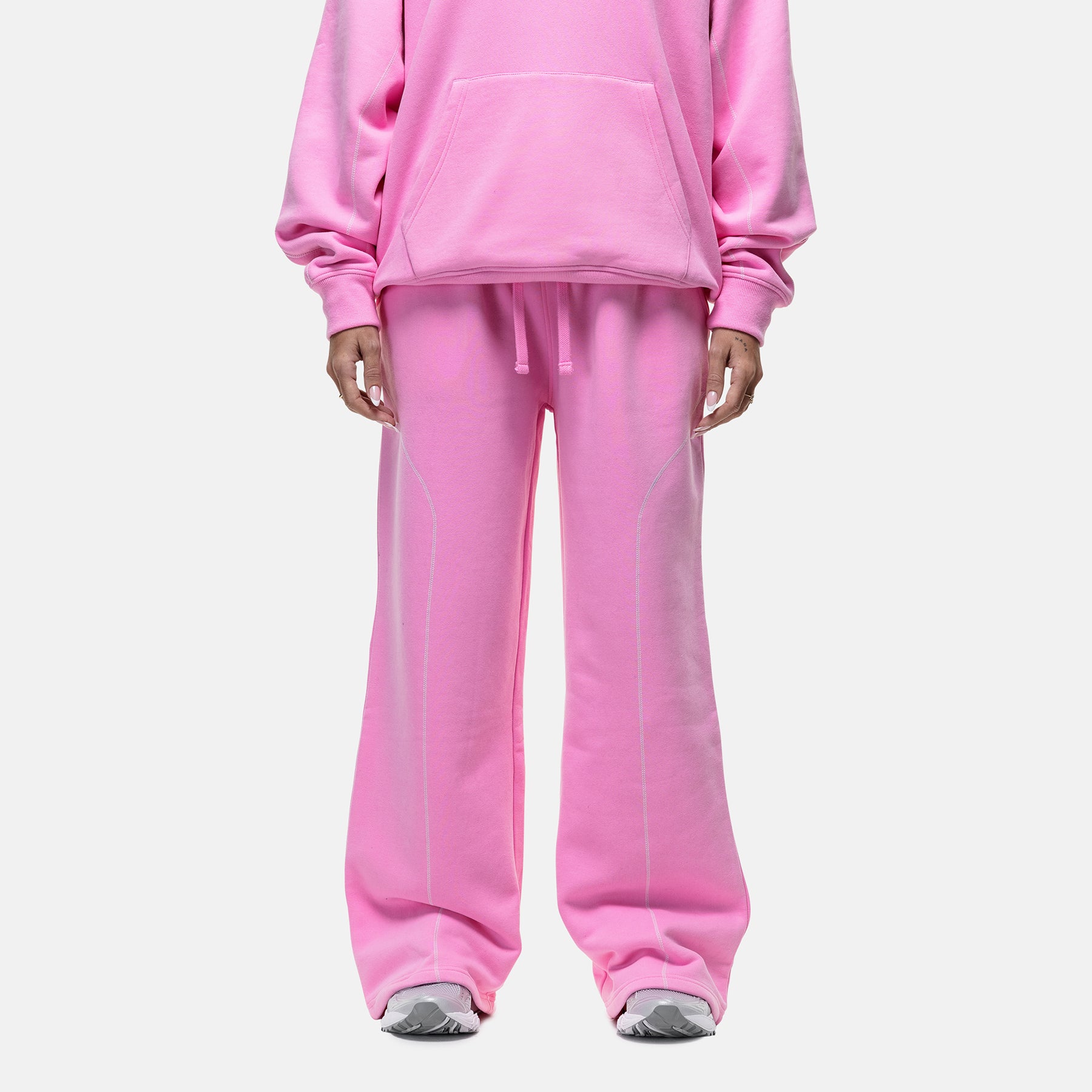 Overlock Washed Pink Sweatpant