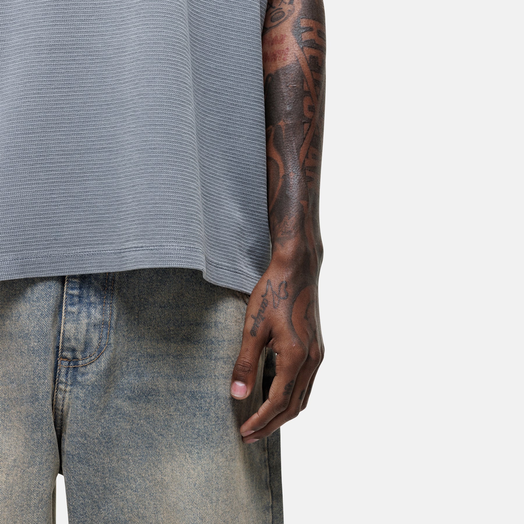 Scribble Waffle Grey T-shirt