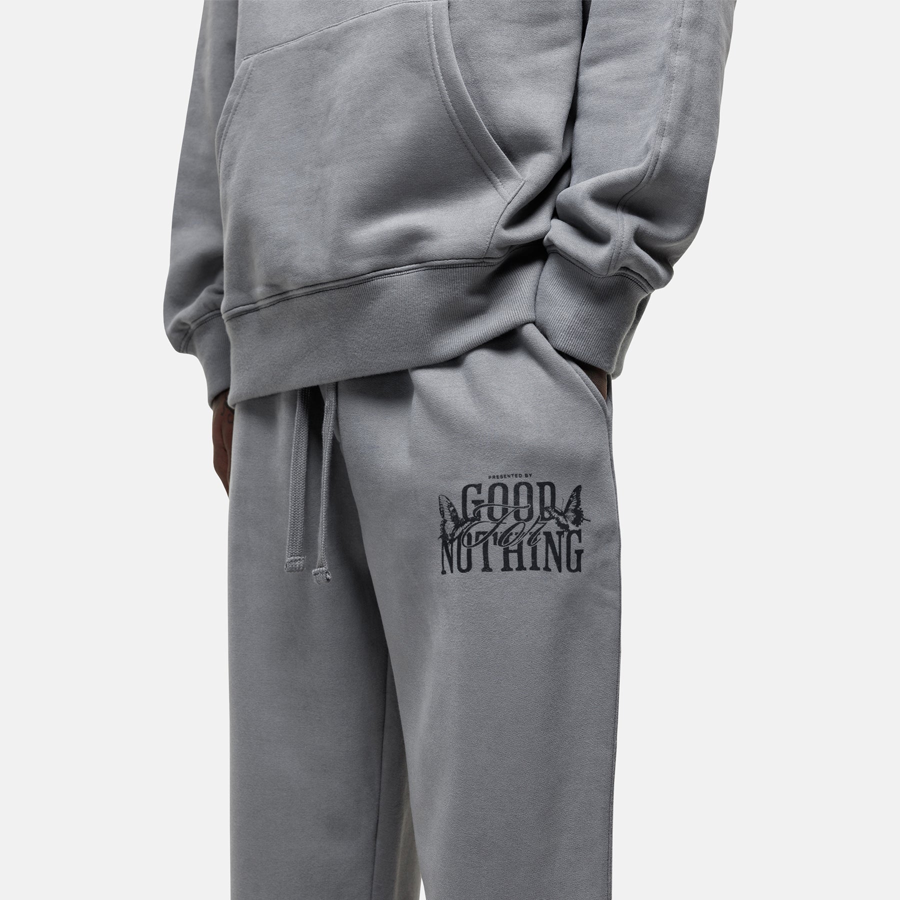 Dakota Butterfly Grey Sweatpants