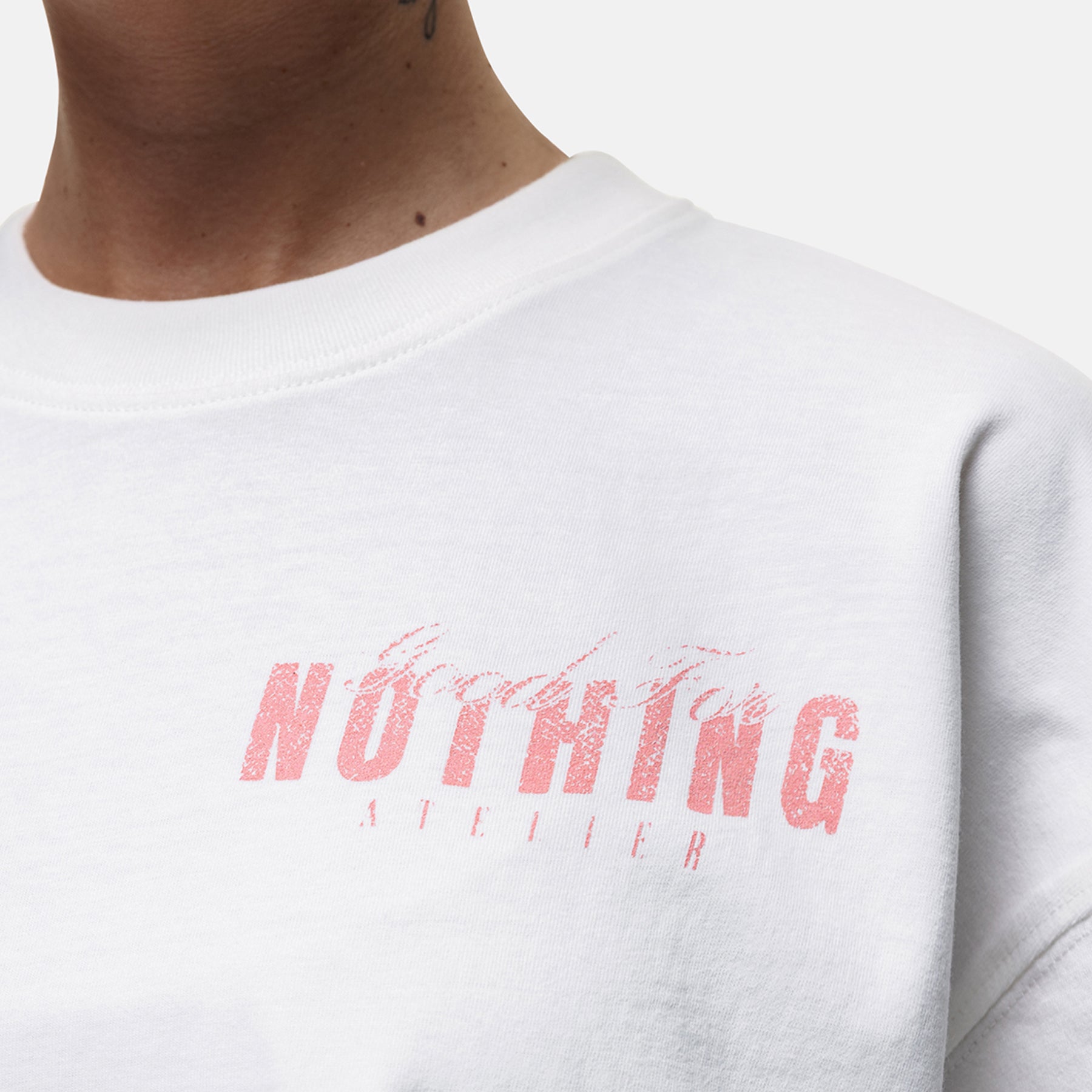 Washed Off White Butterfly T-shirt