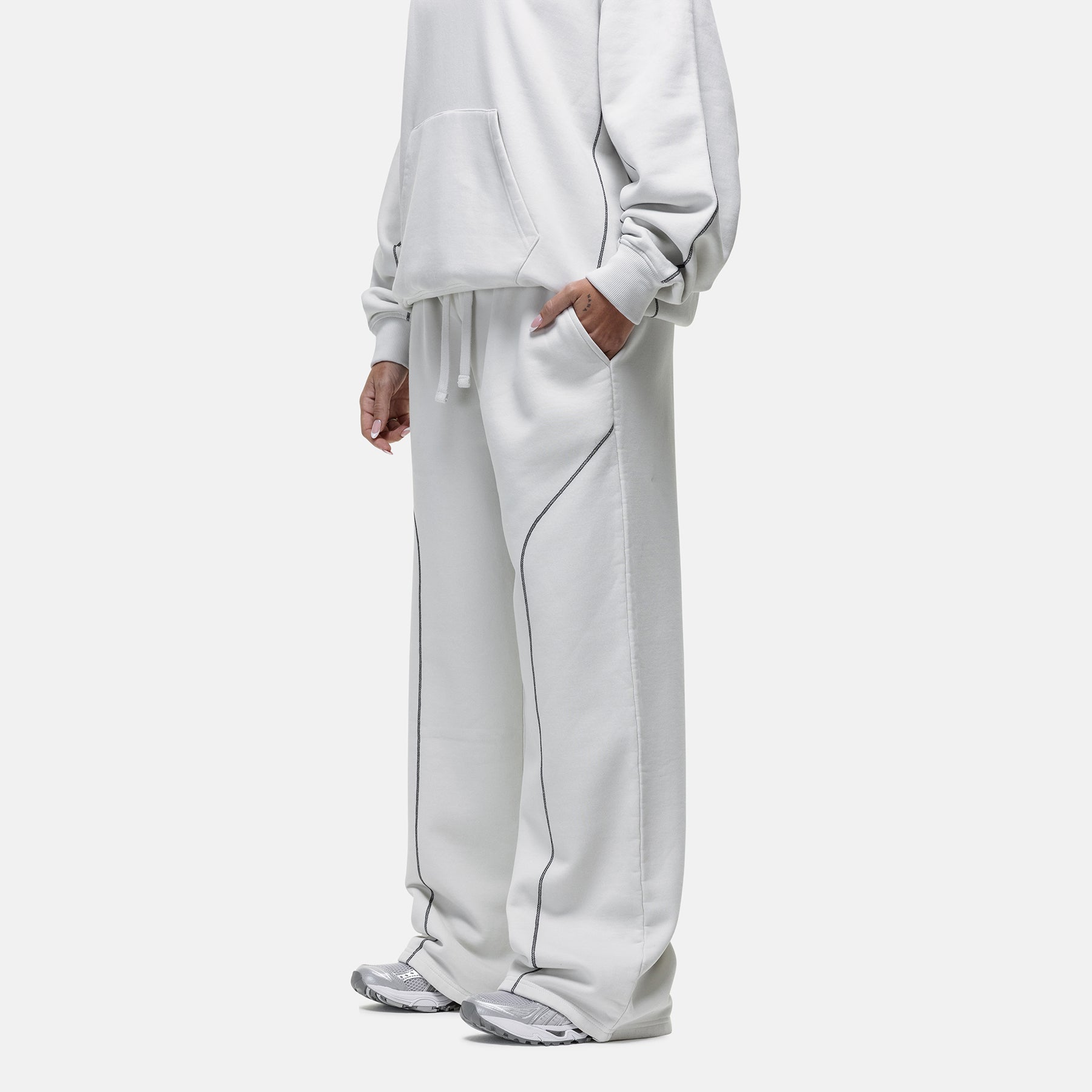 Overlock Vintage White Sweatpant