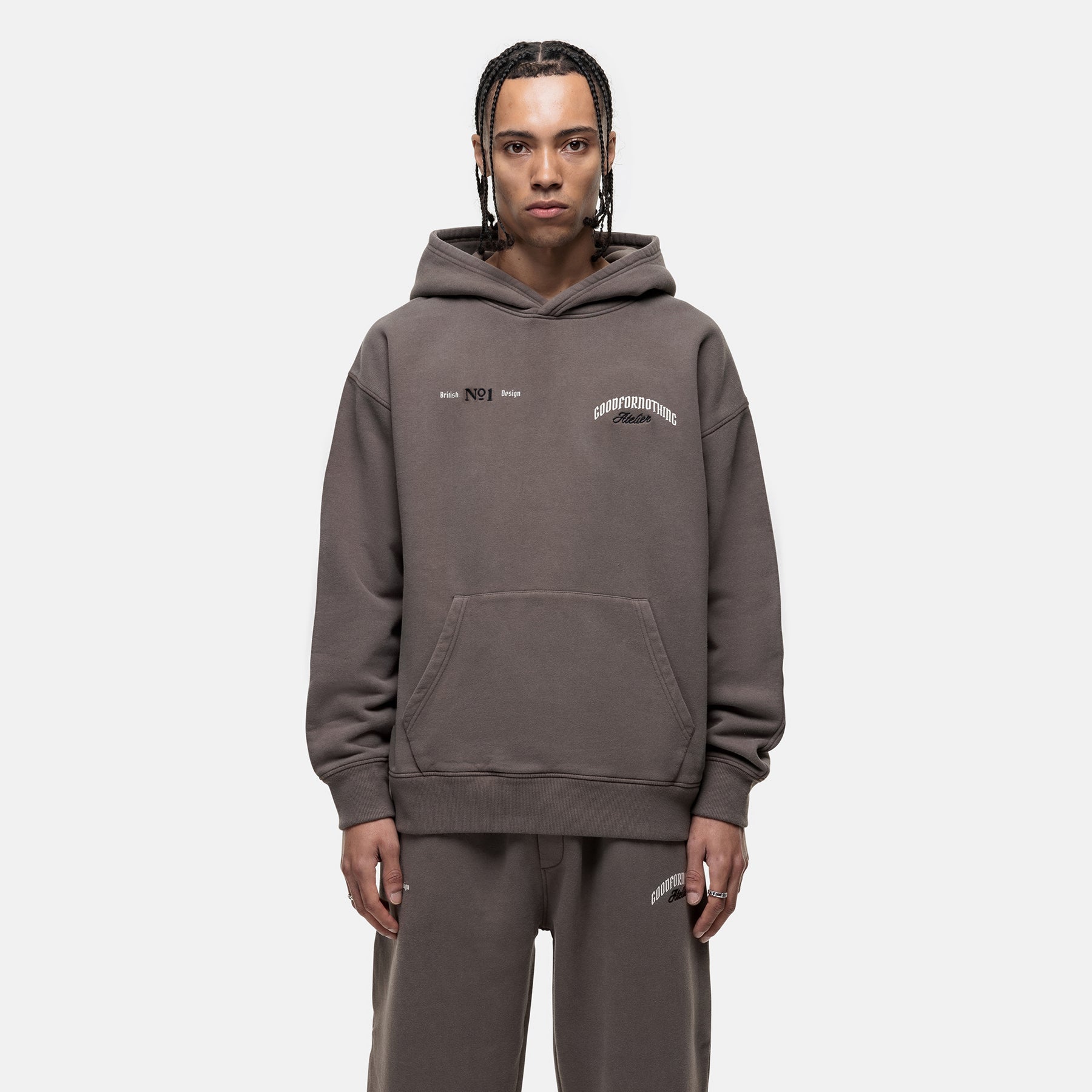 Antiquity Washed Taupe Hoodie