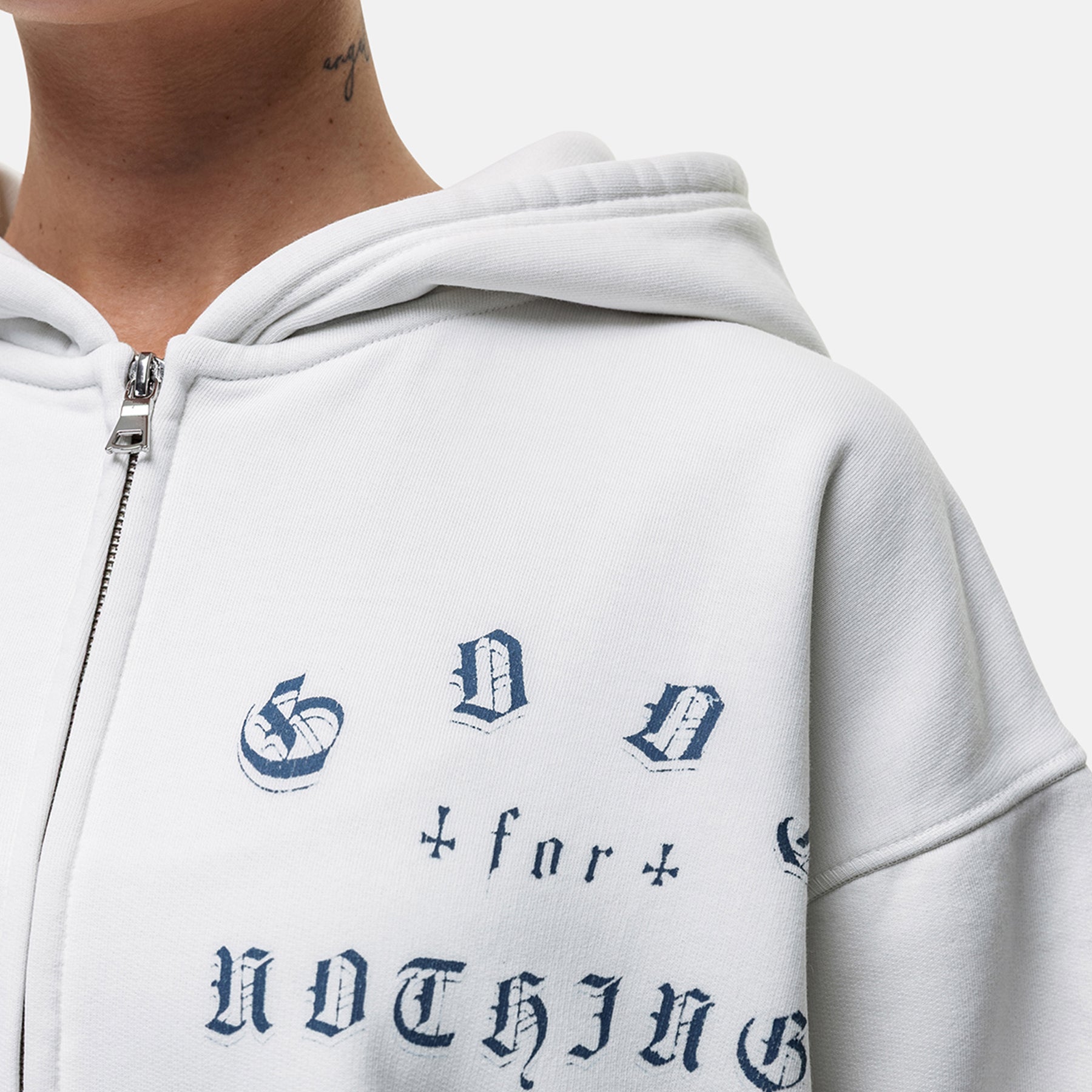 Sprayed Cali Off White Pullover Hoodie
