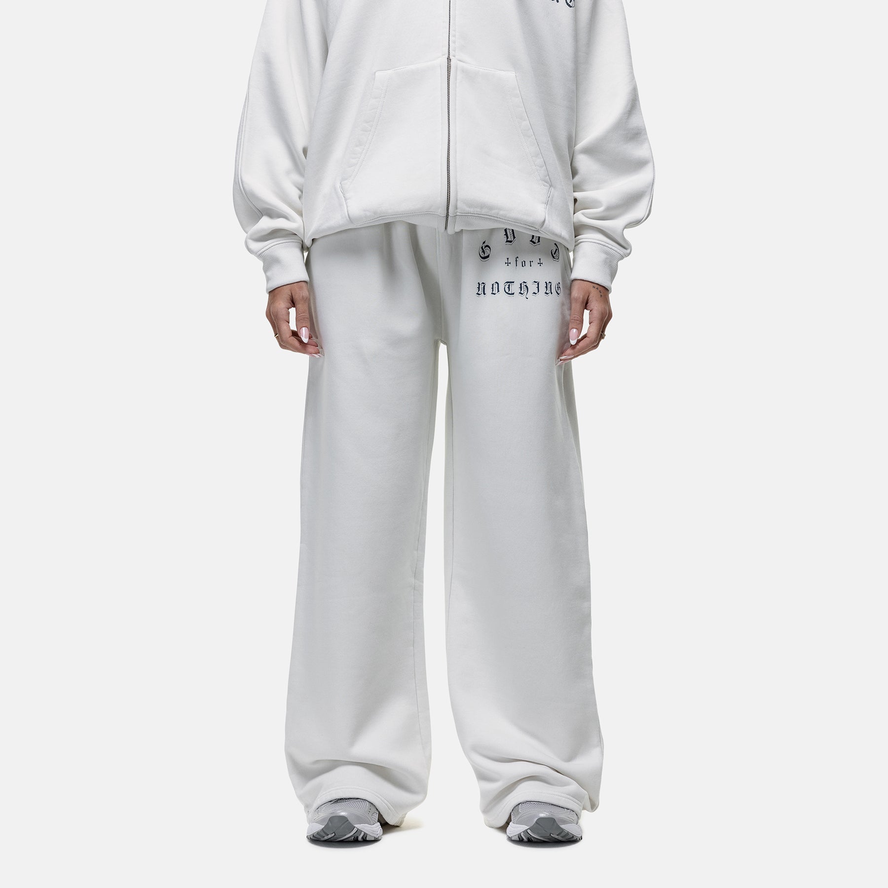 Sprayed Cali Off White Baggy Jogger