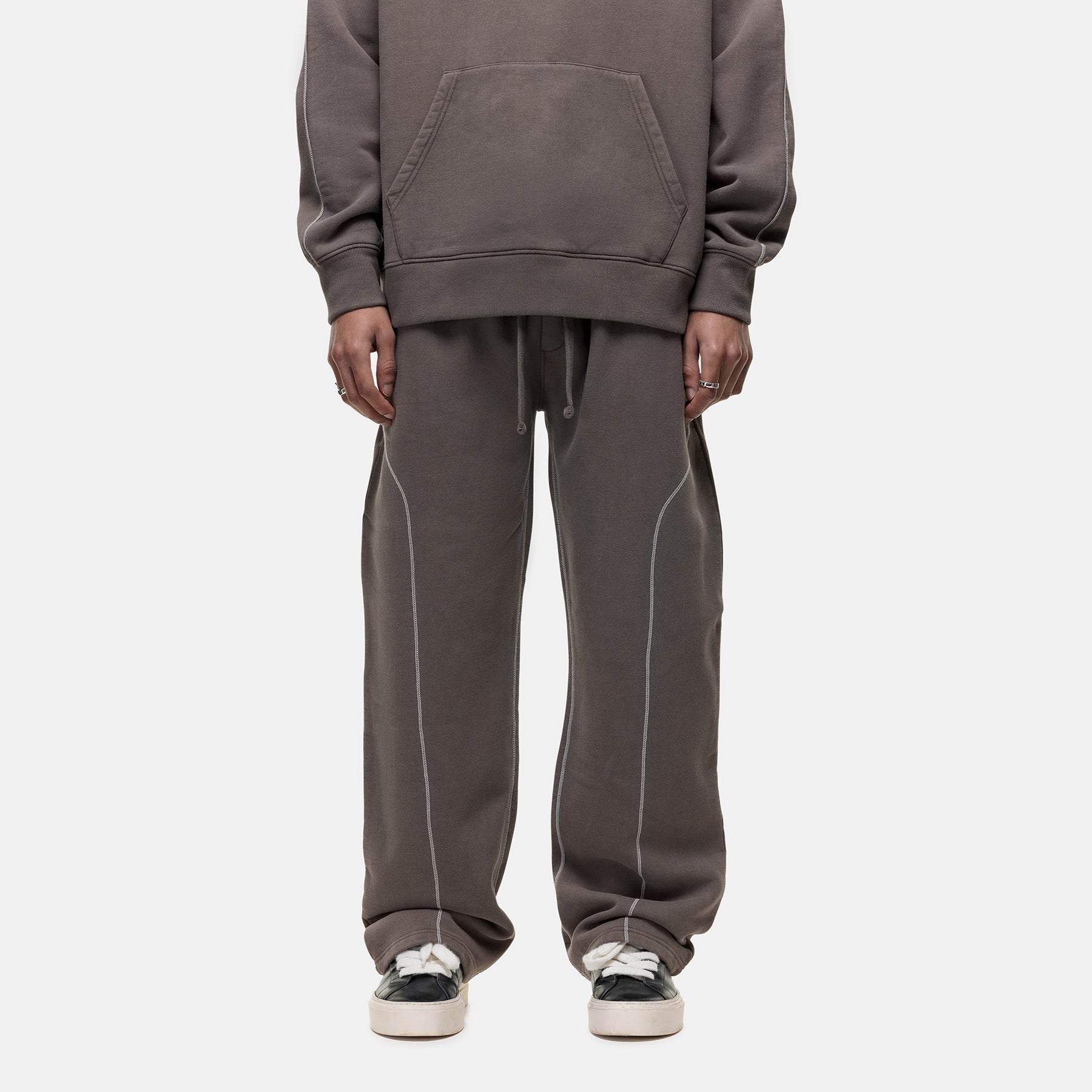 Overlock Washed Taupe Jogger