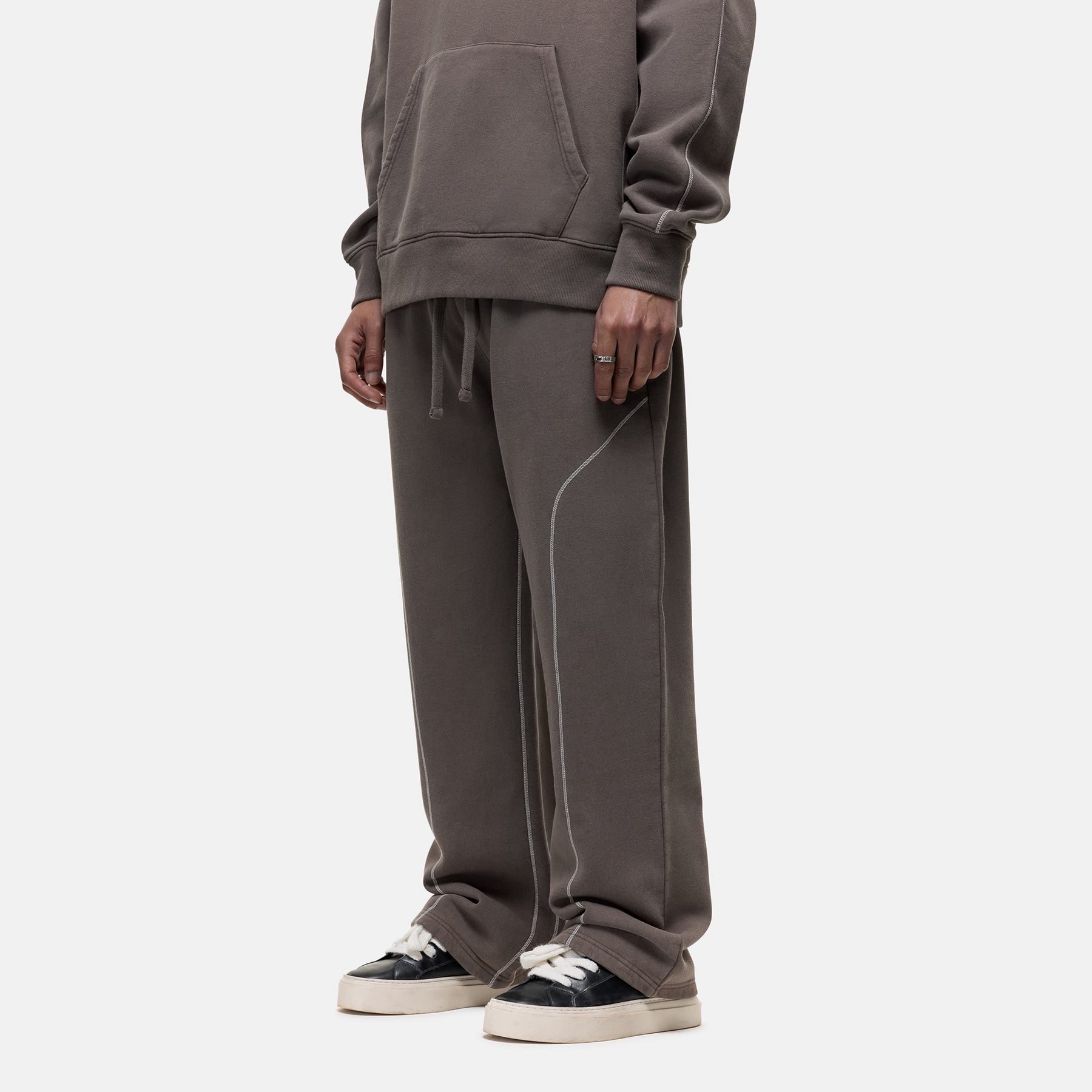 Overlock Washed Taupe Jogger