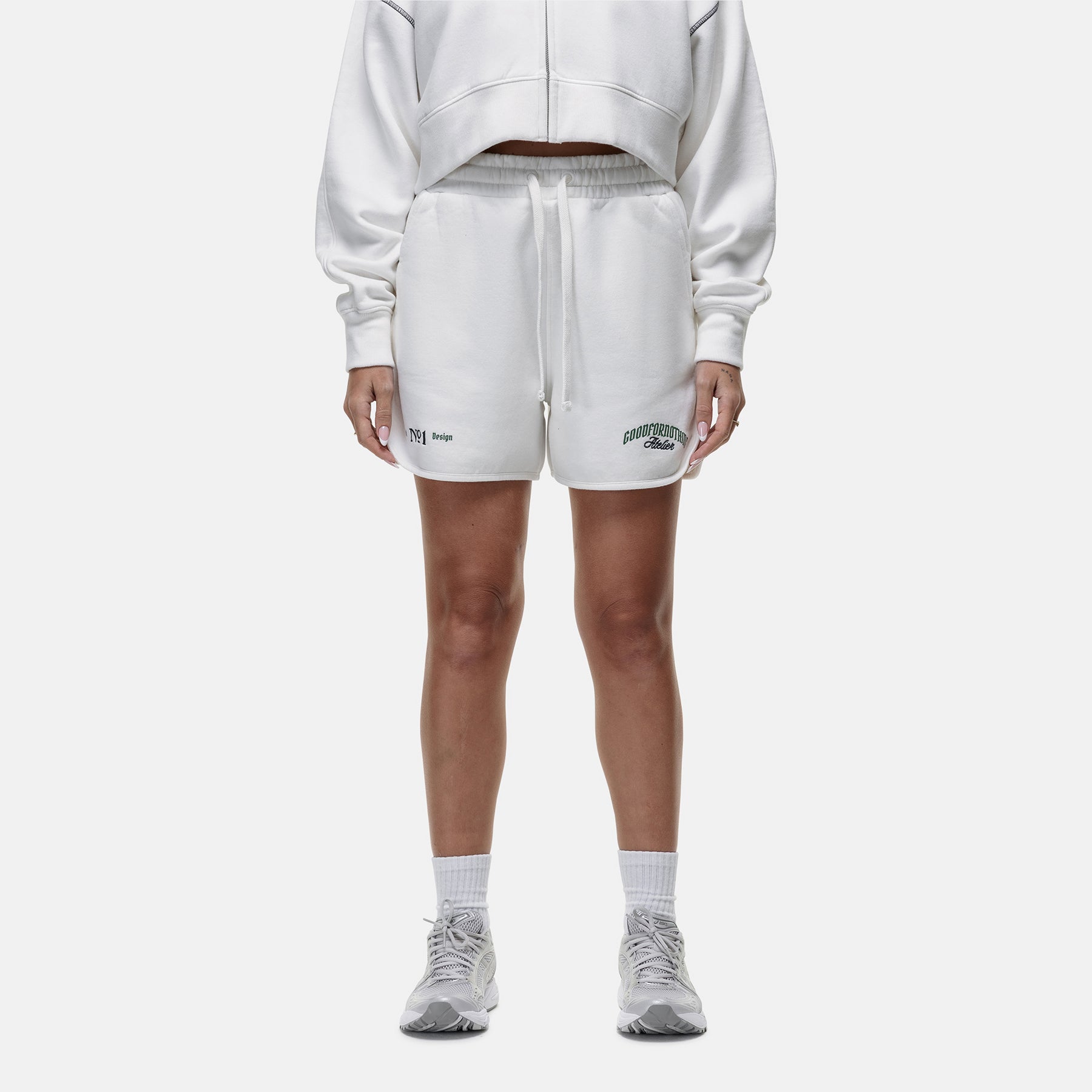 Antiquity Off White Shorts