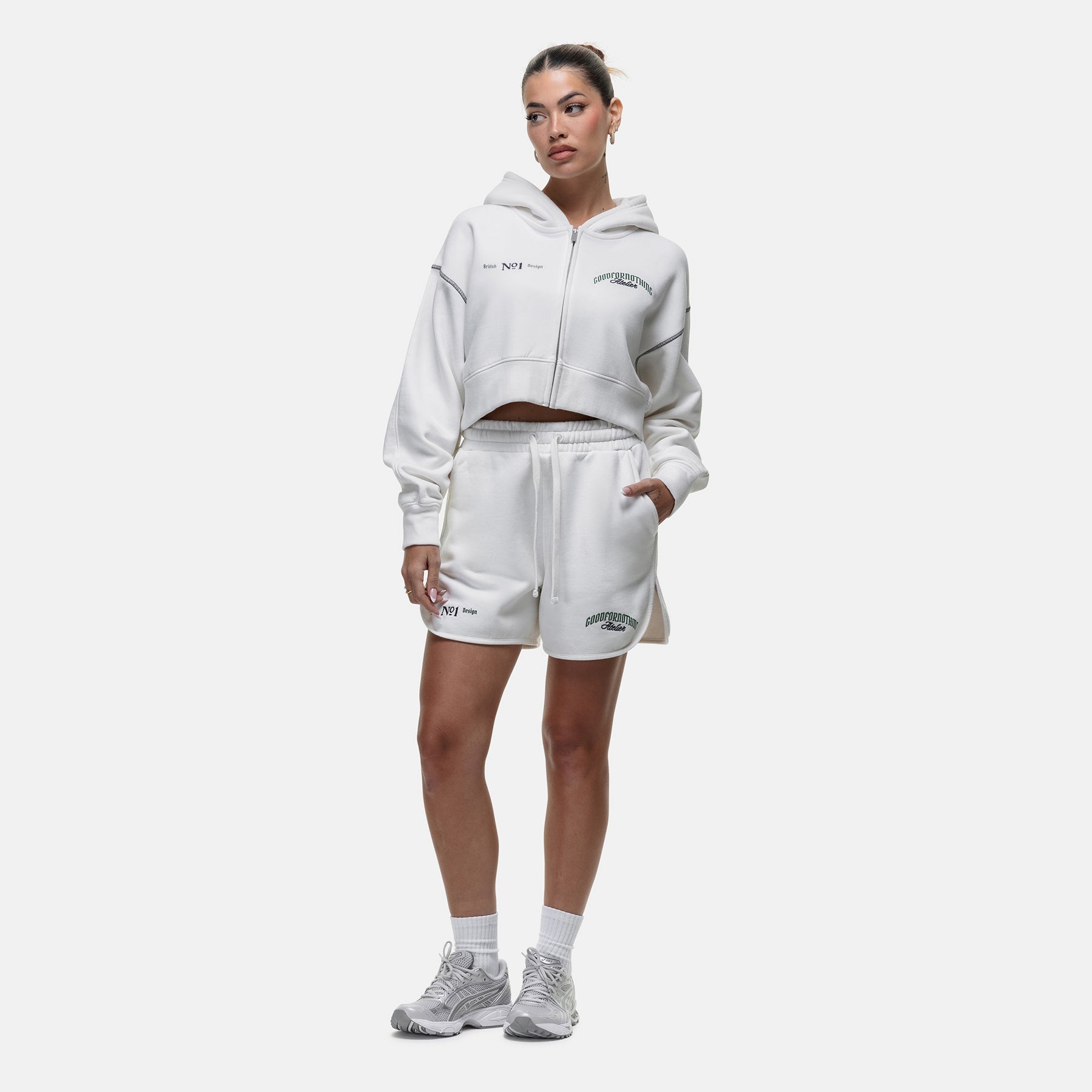 Antiquity Off White Shorts