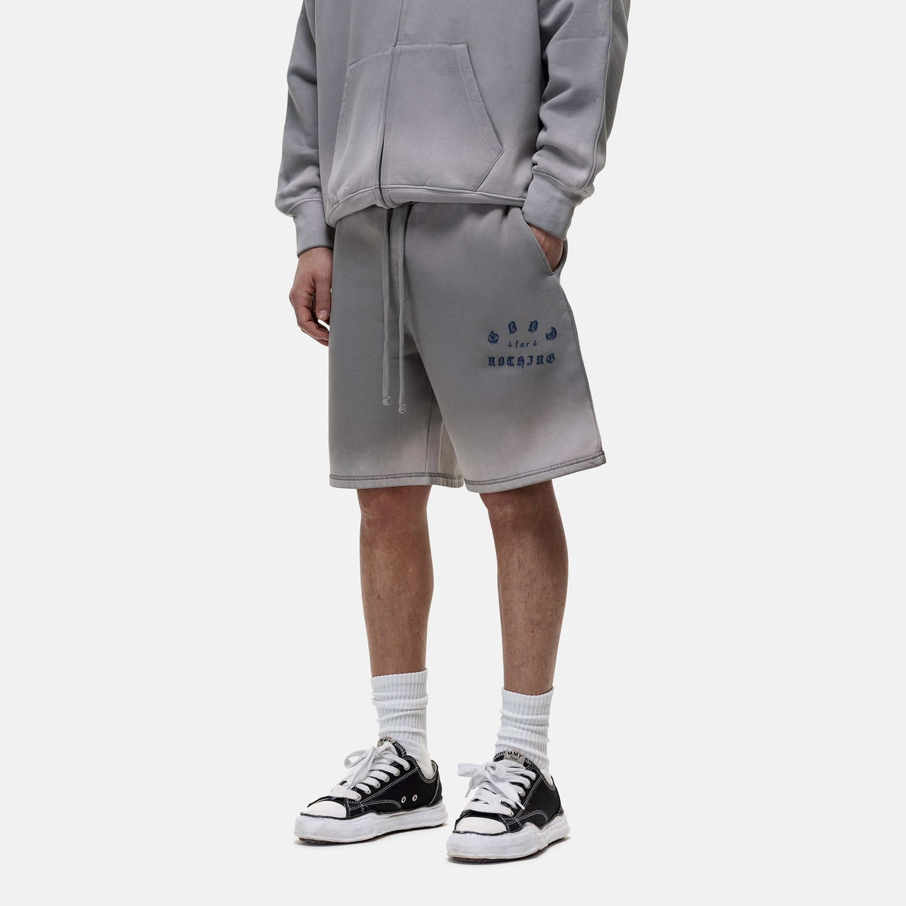 California Washed Grey Shorts