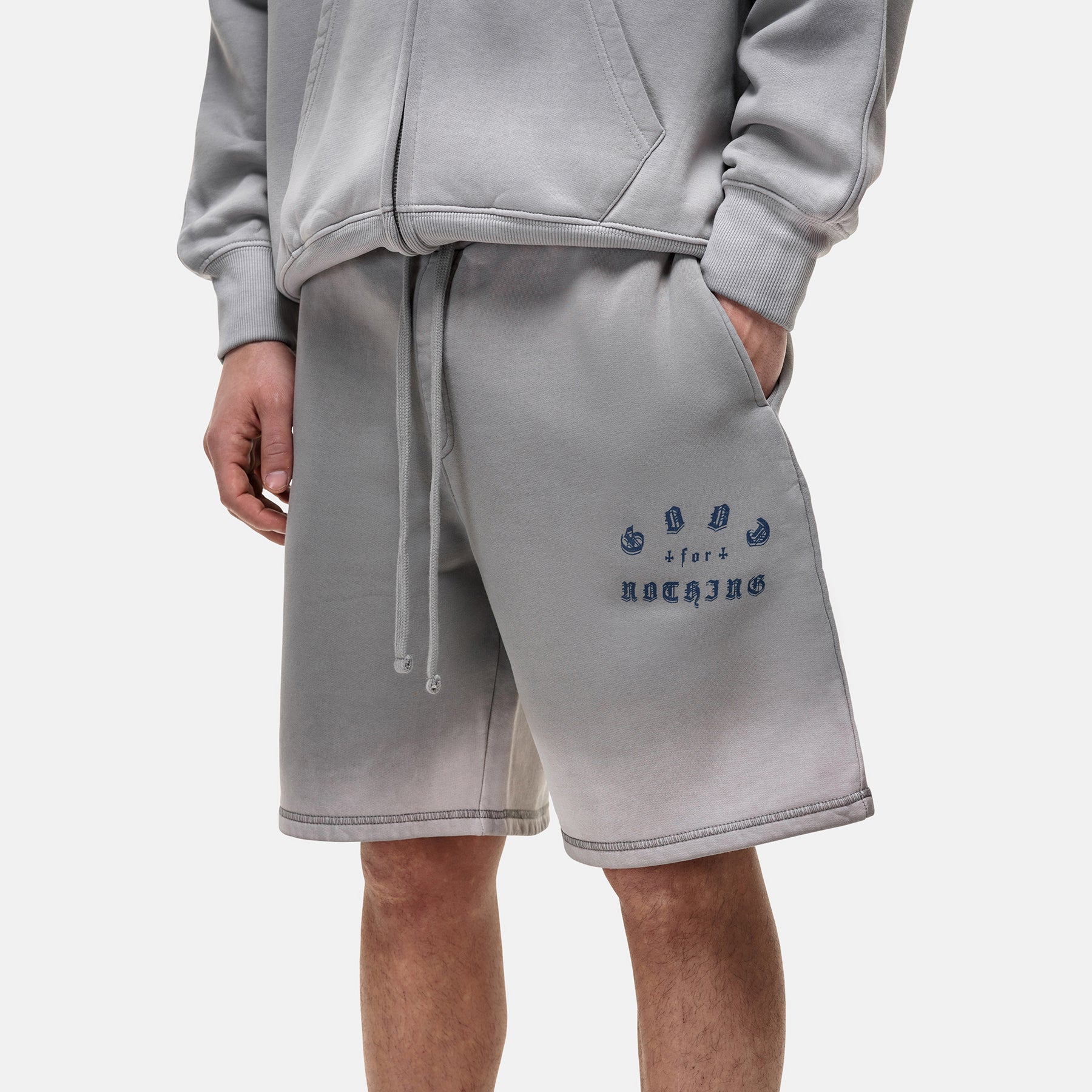 California Washed Grey Shorts