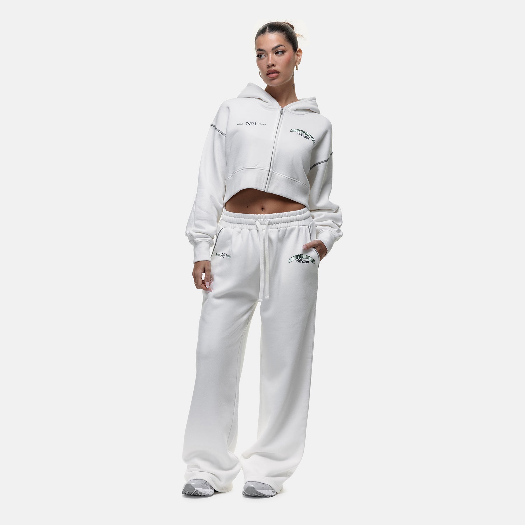 Antiquity Off White Baggy Jogger