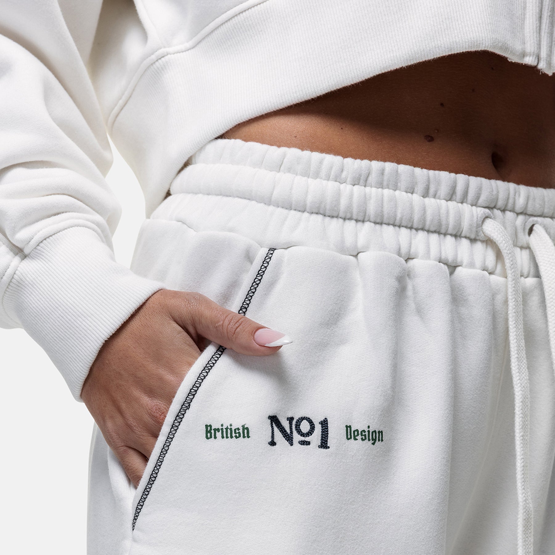 Antiquity Off White Baggy Jogger