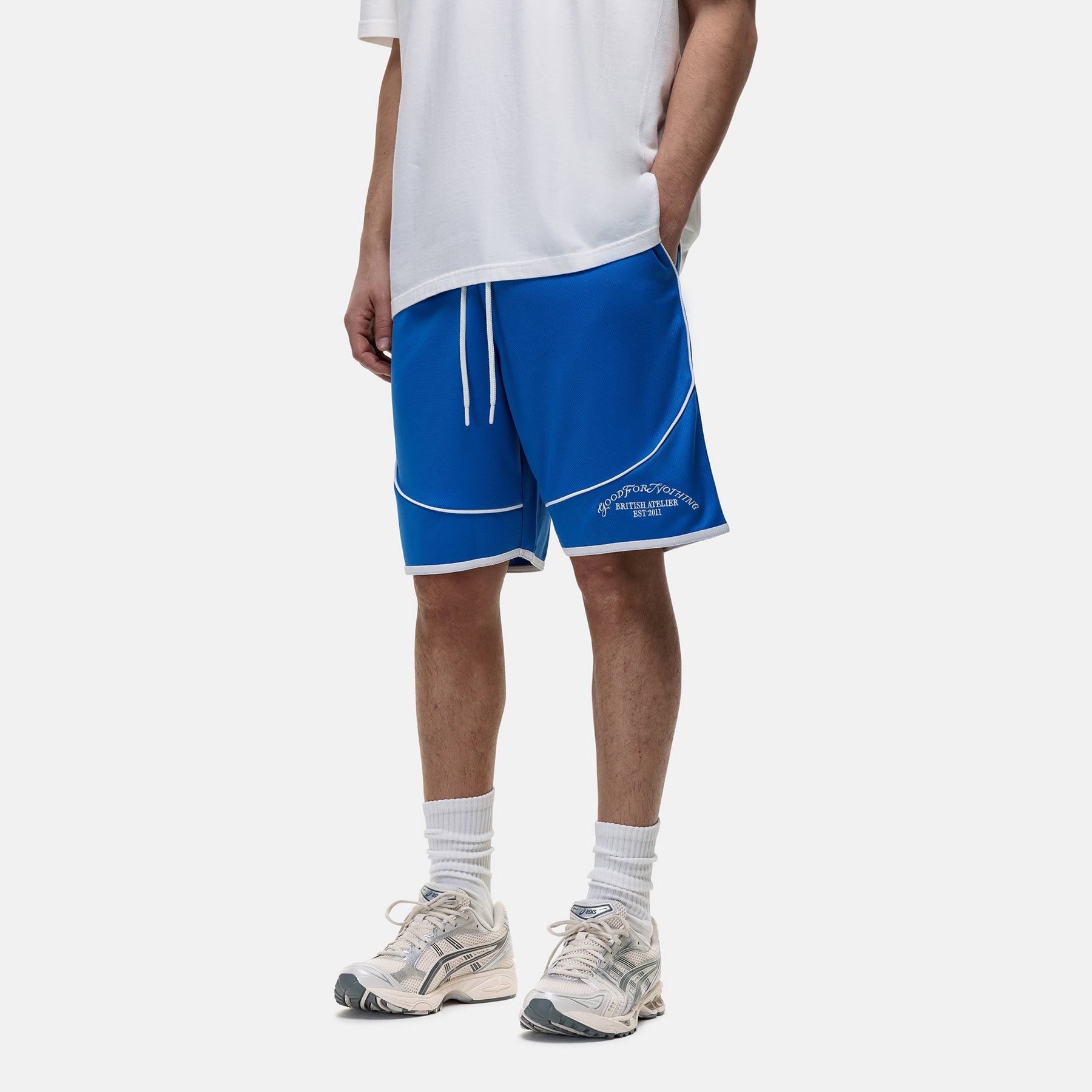 Atelier Mesh Blue Shorts