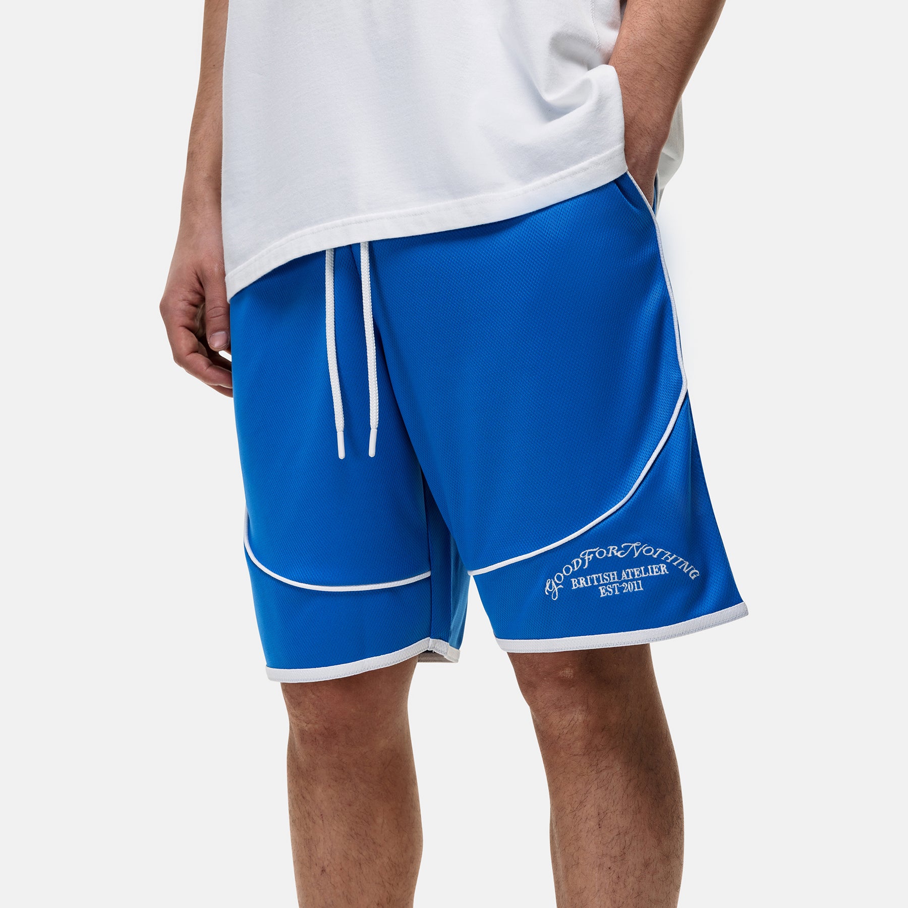 Atelier Mesh Blue Shorts