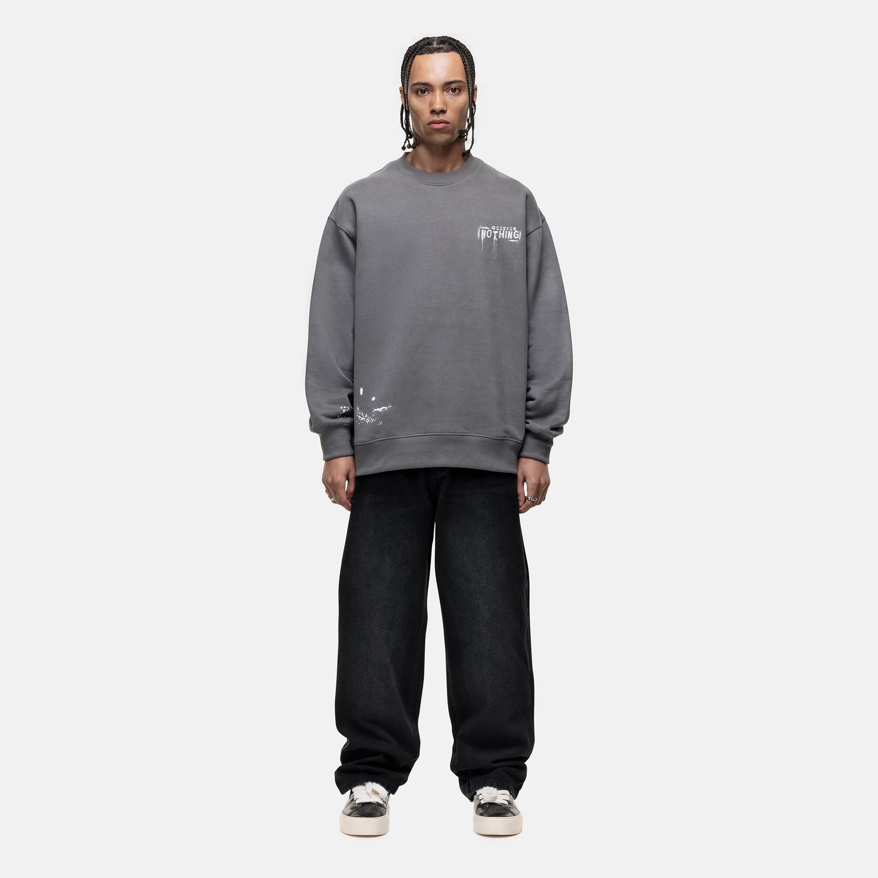 Creative Grey Sweatshirt