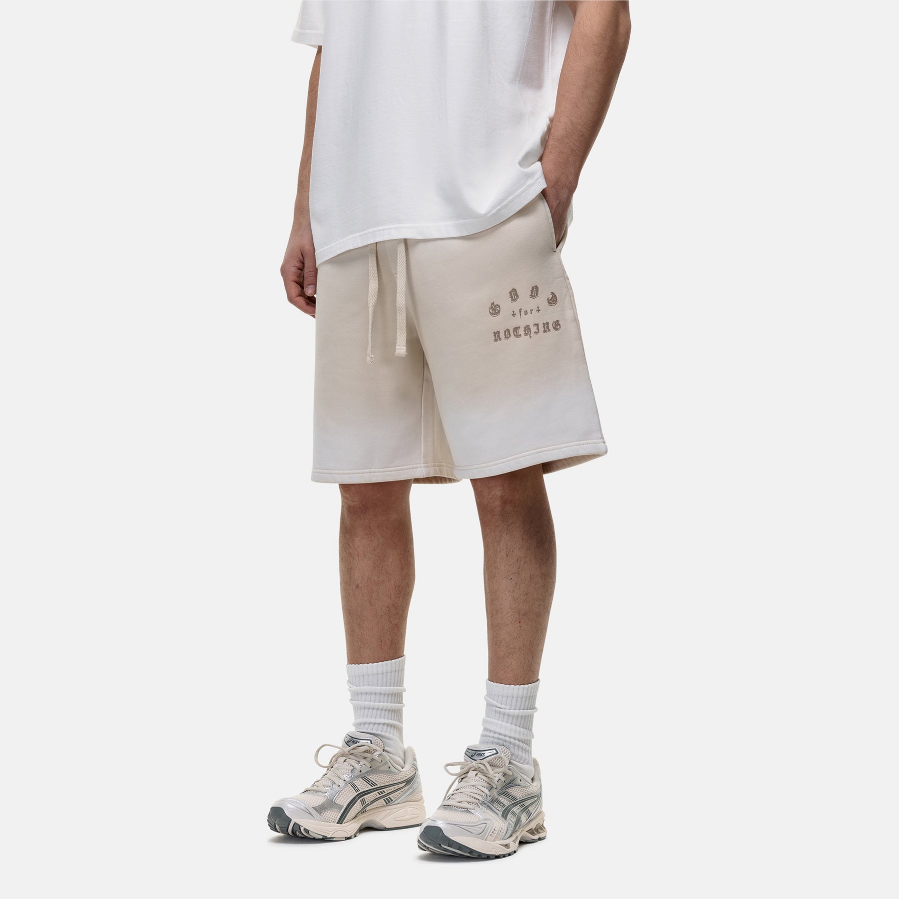 California Washed Ivory Shorts