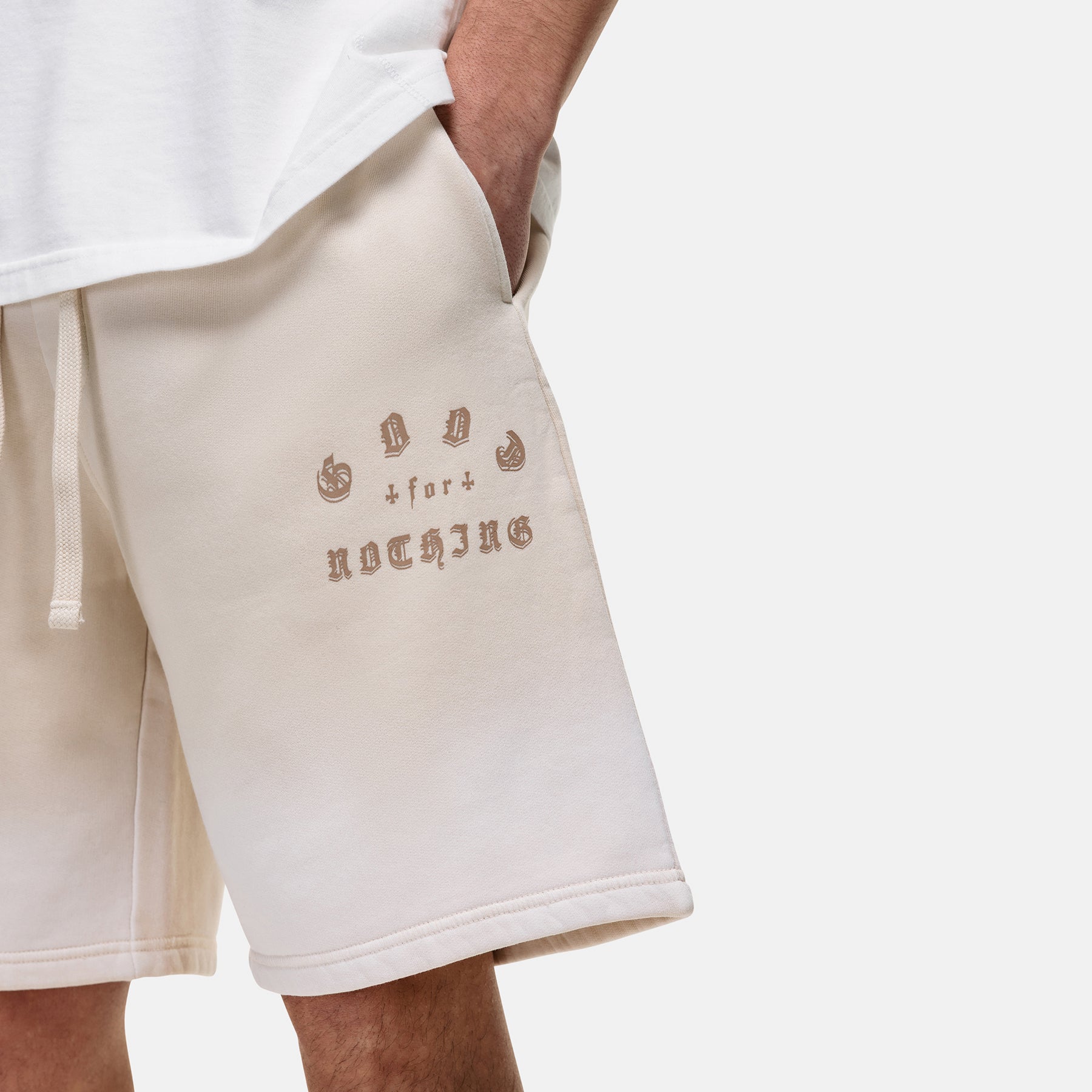 California Washed Ivory Shorts