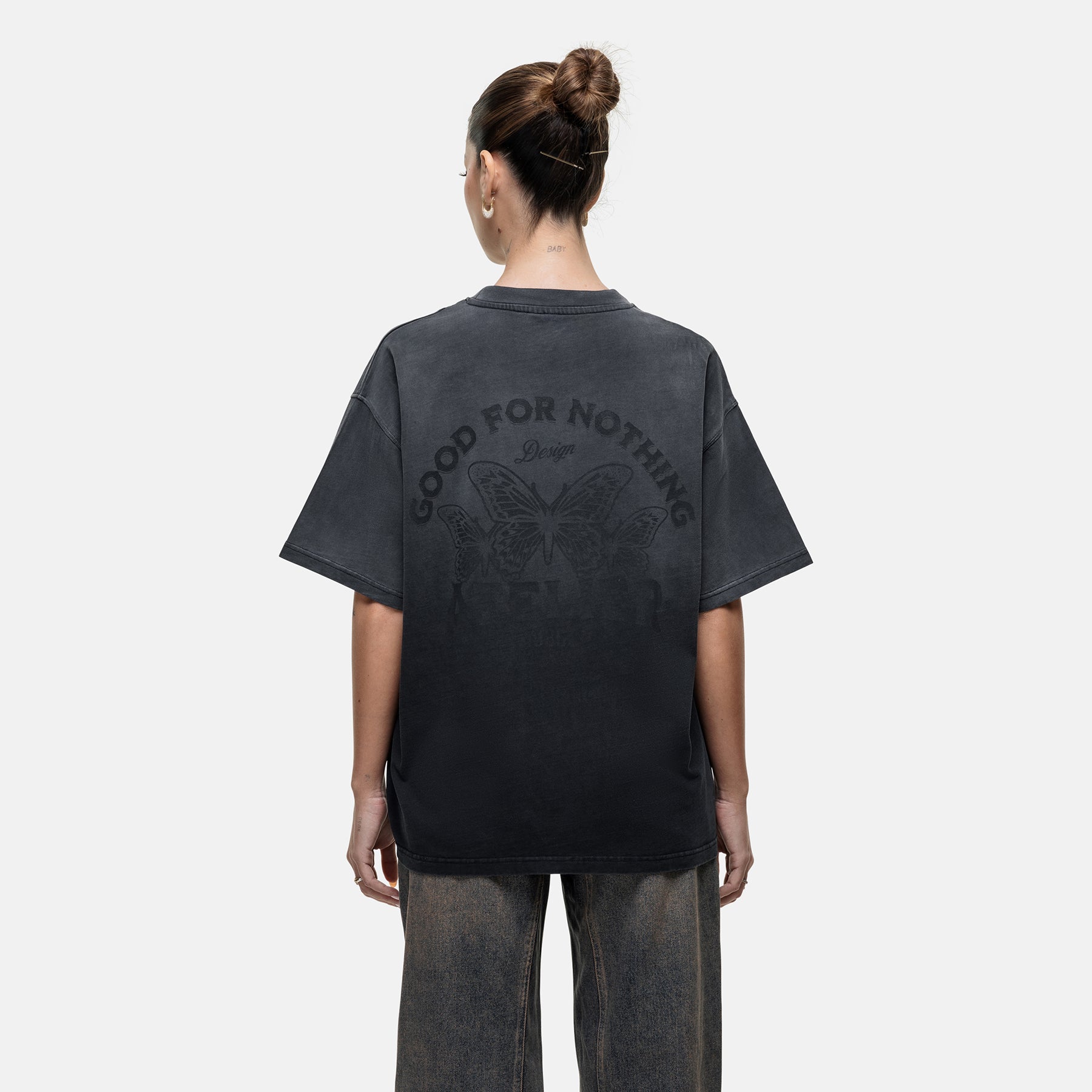Vintage 1986 Faded Black T-shirt