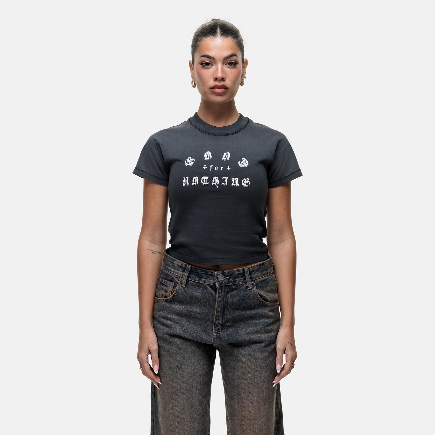 California Washed Black Baby T-shirt