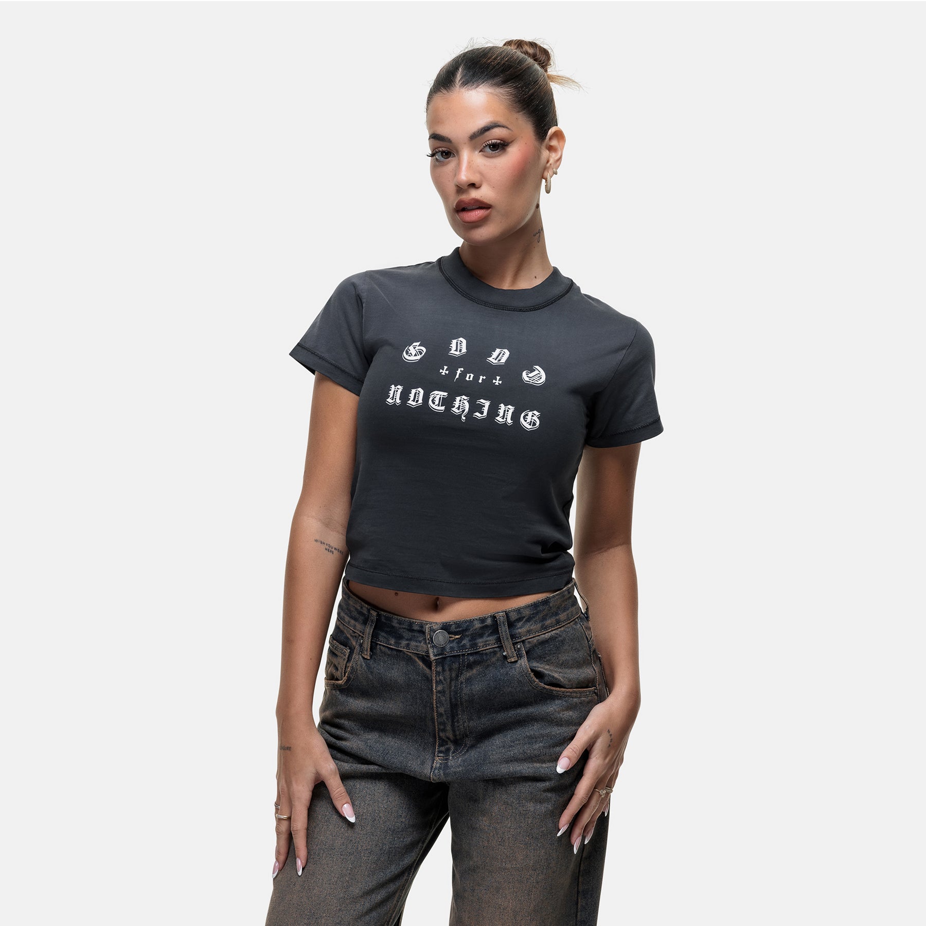 California Washed Black Baby T-shirt
