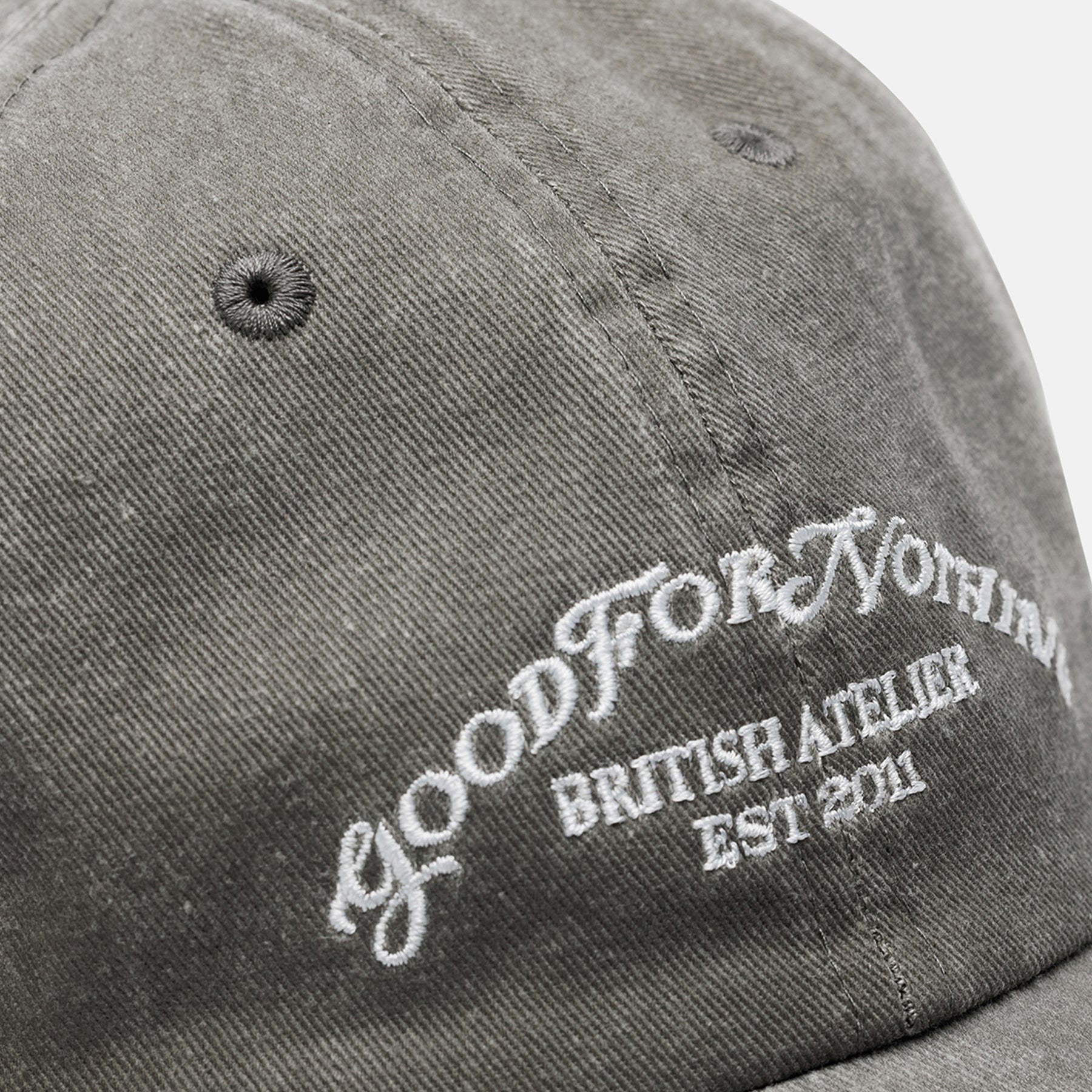Atelier Washed Grey Cap