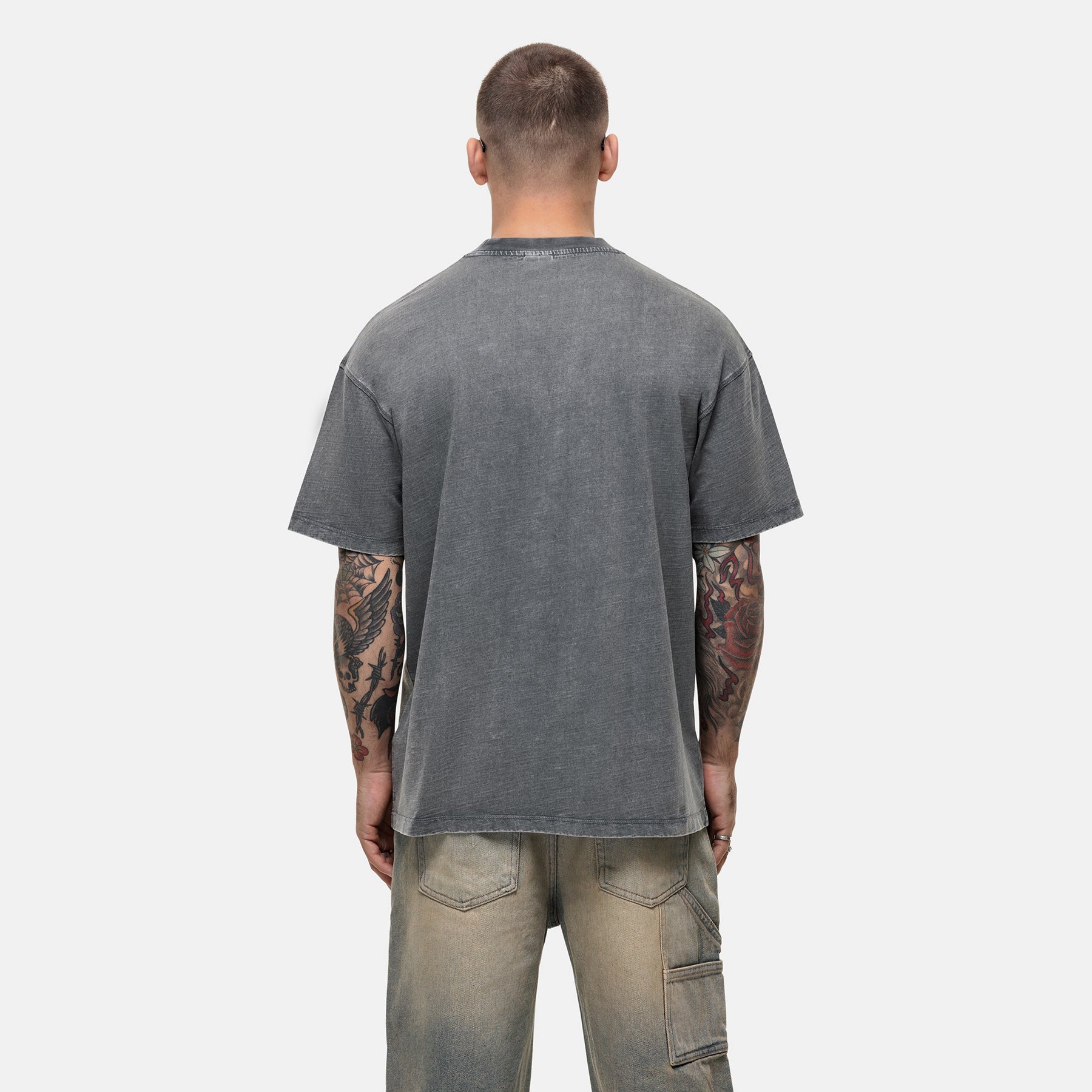 Dice Grey Slub T-shirt