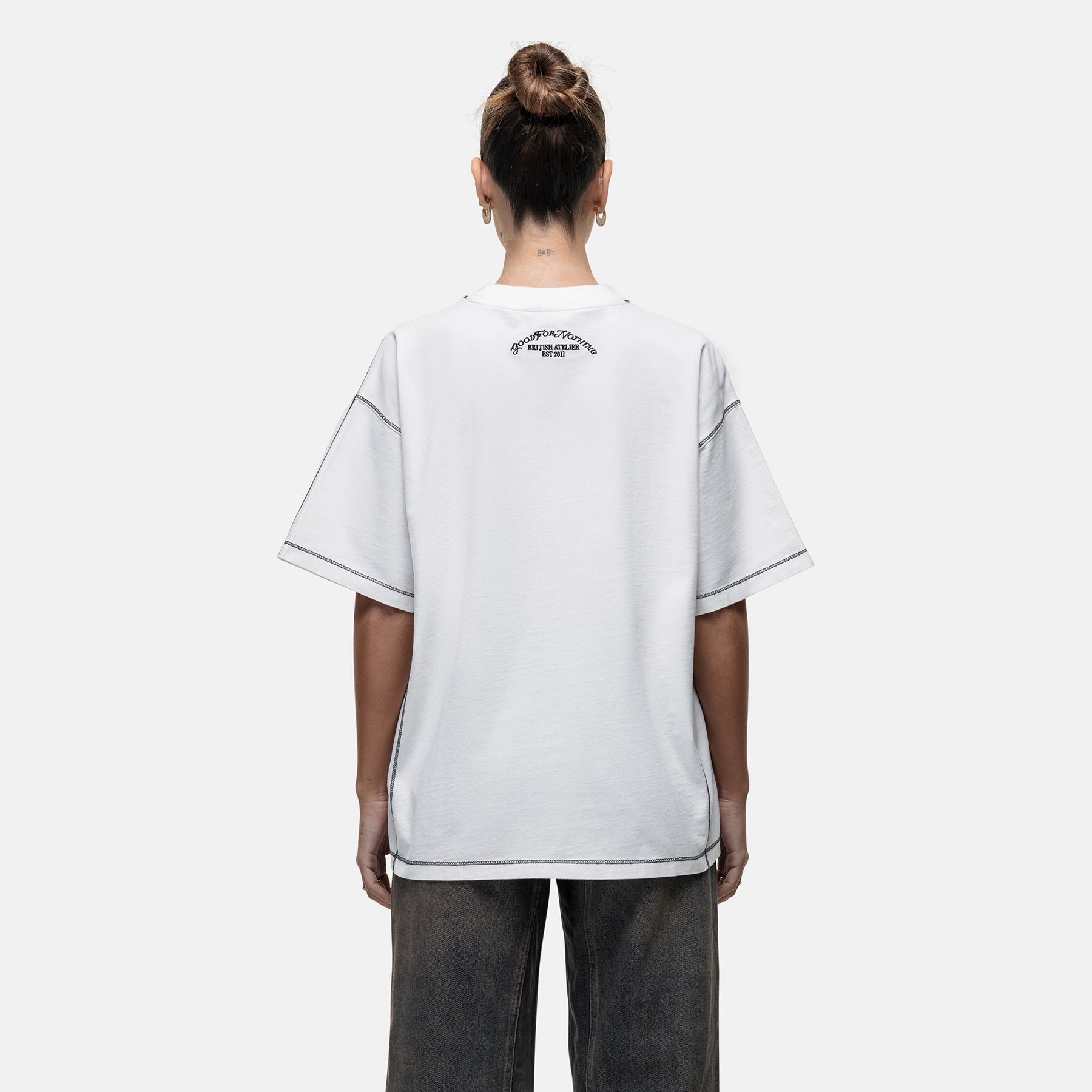 Overlock Vintage White T-shirt