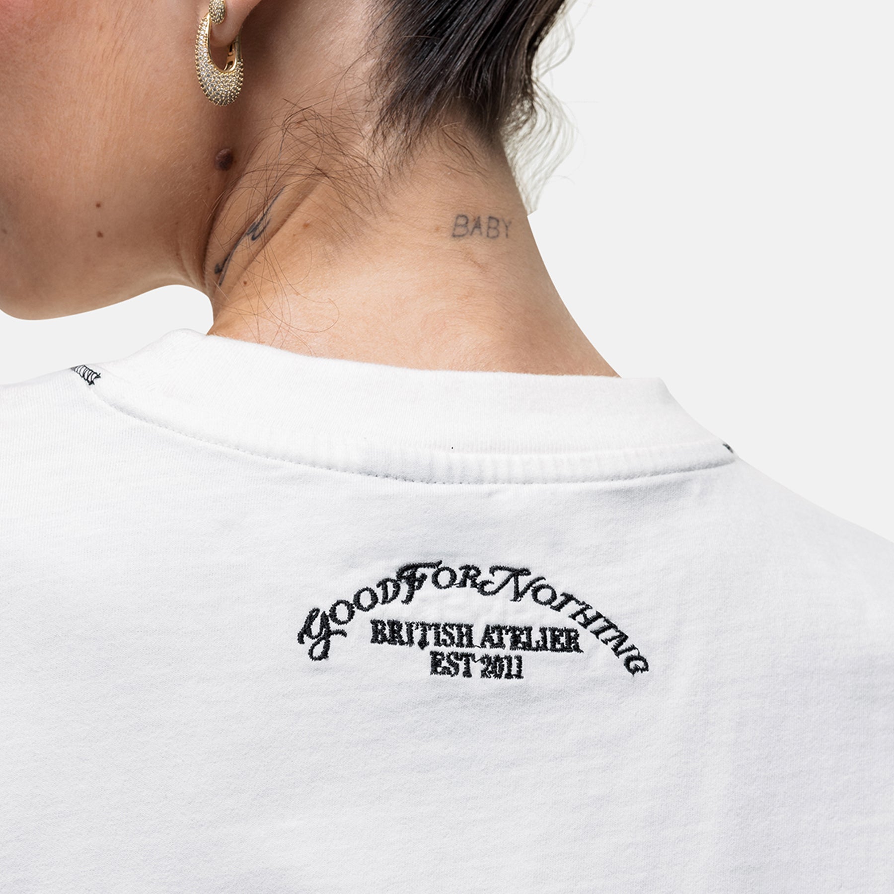 Overlock Vintage White T-shirt