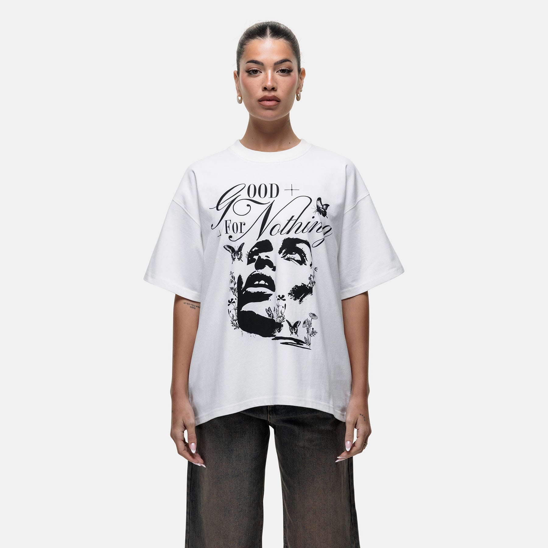 Washed Off White Blossom T-shirt