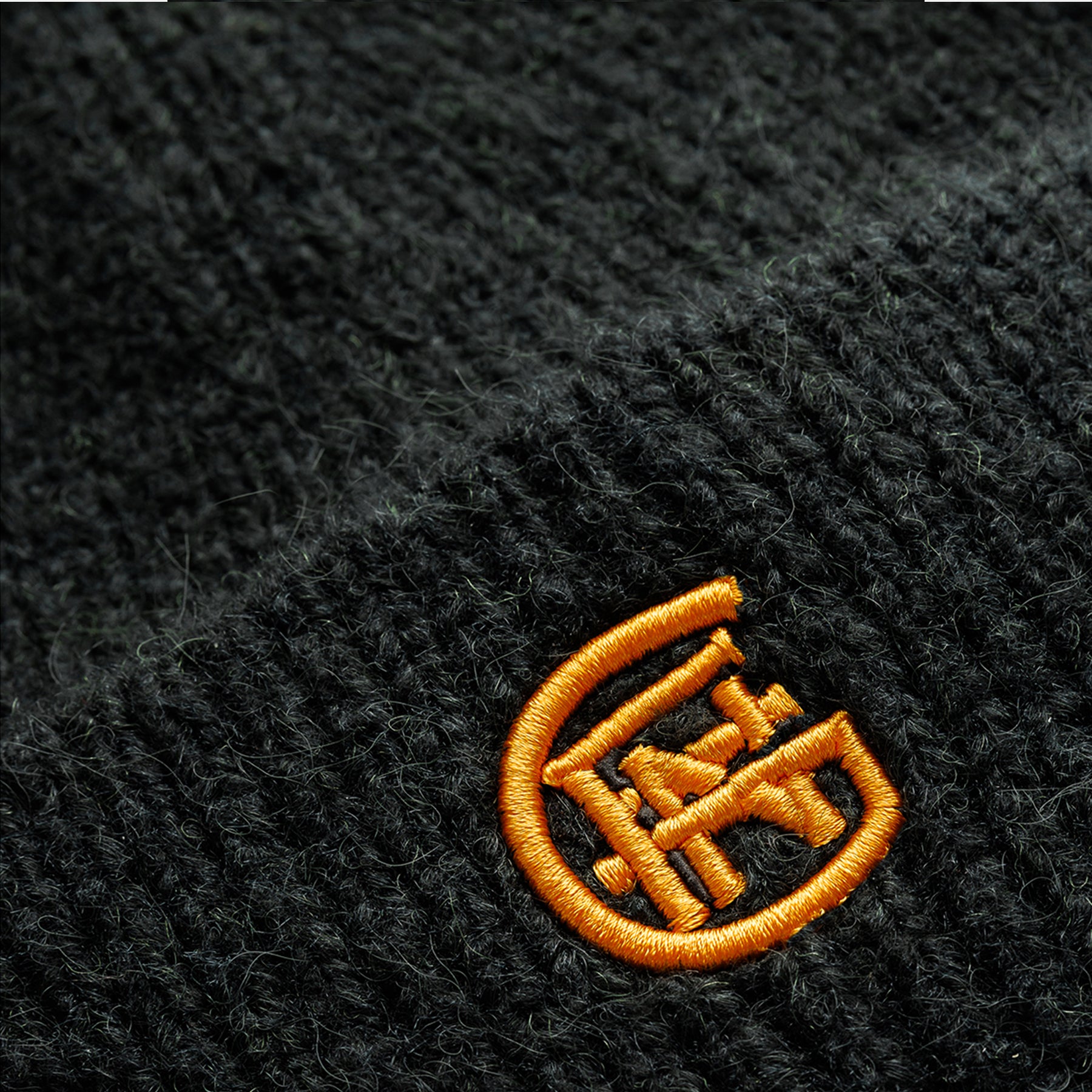 Monogram Green Beanie