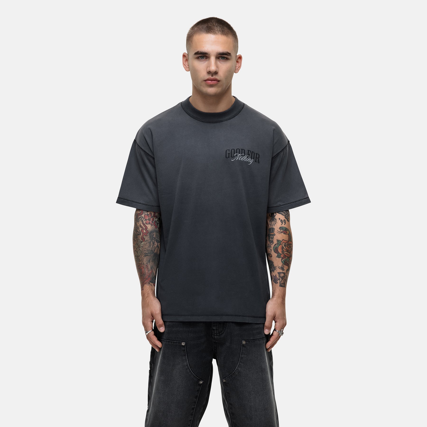 Revival Gradient Black T-shirt