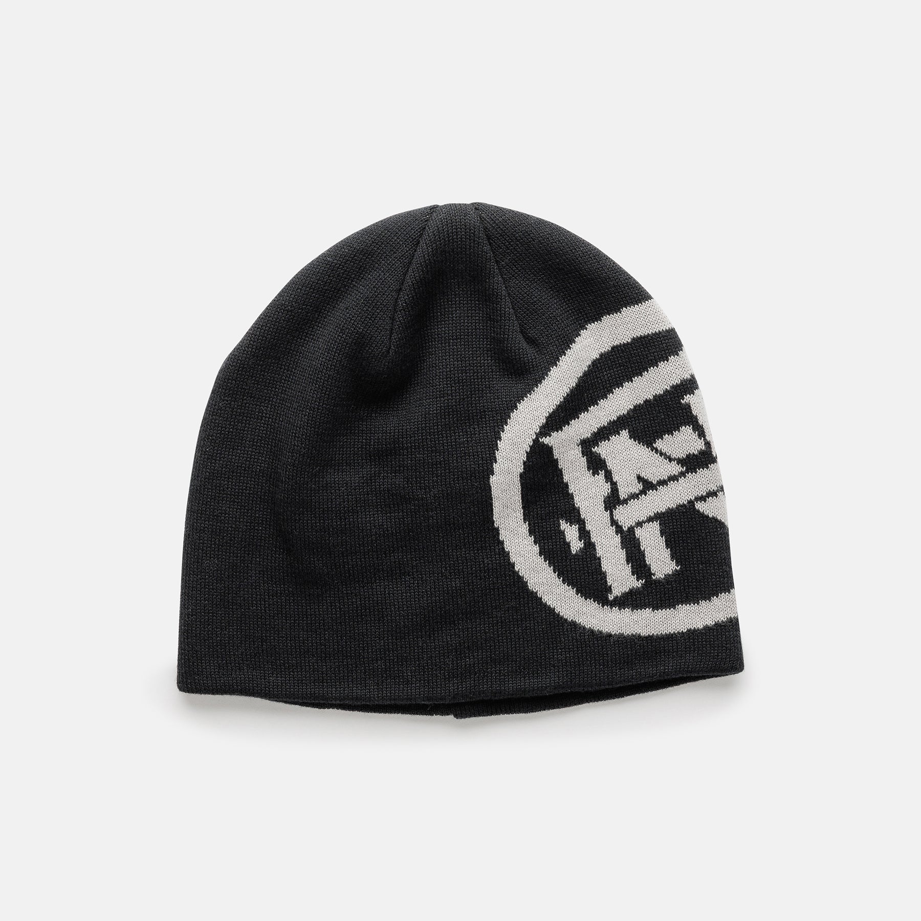 Monogram Black Skull Beanie