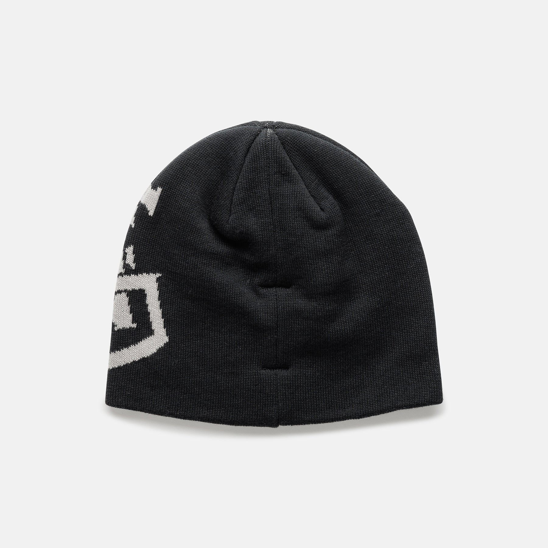 Monogram Black Skull Beanie