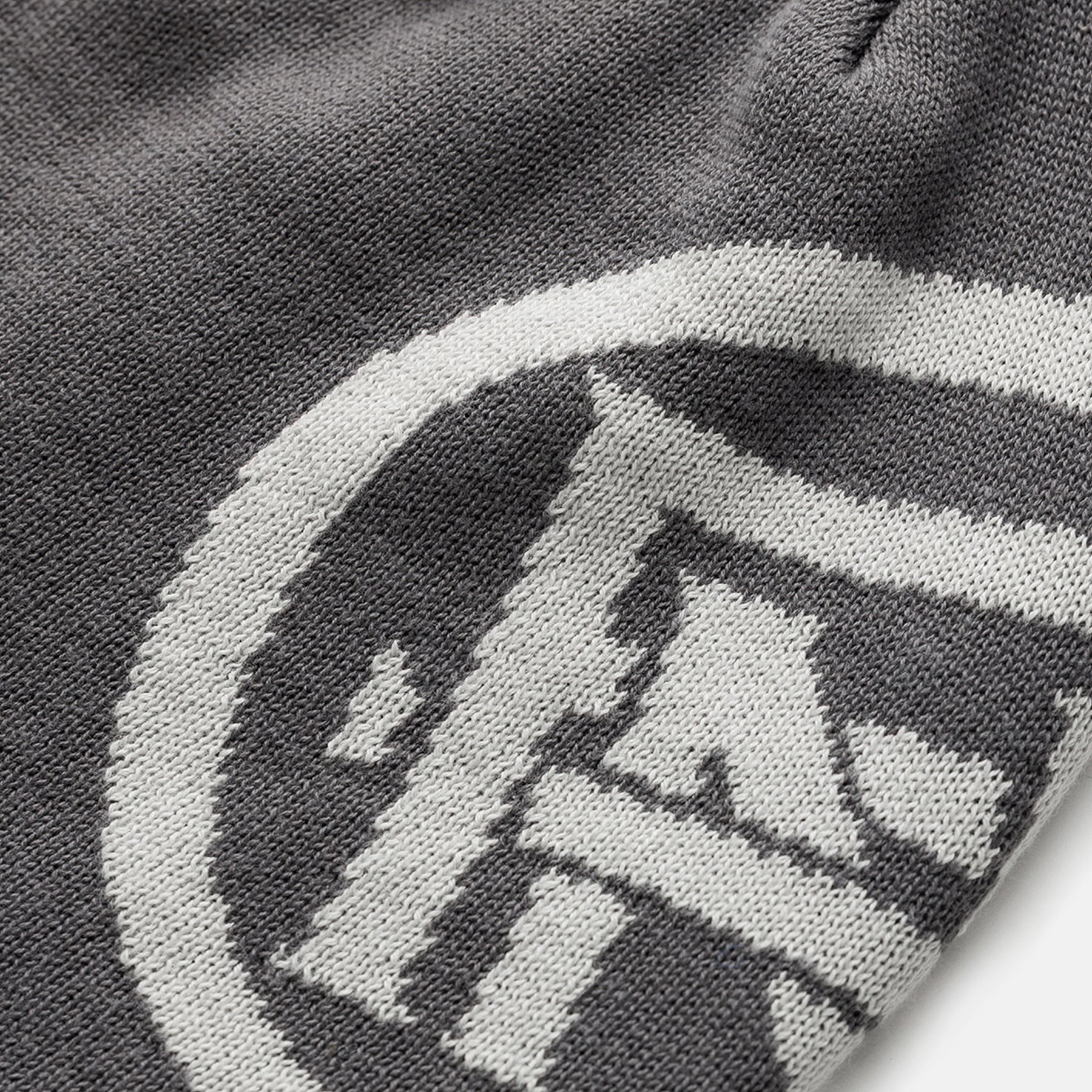 Monogram Grey Skull Beanie