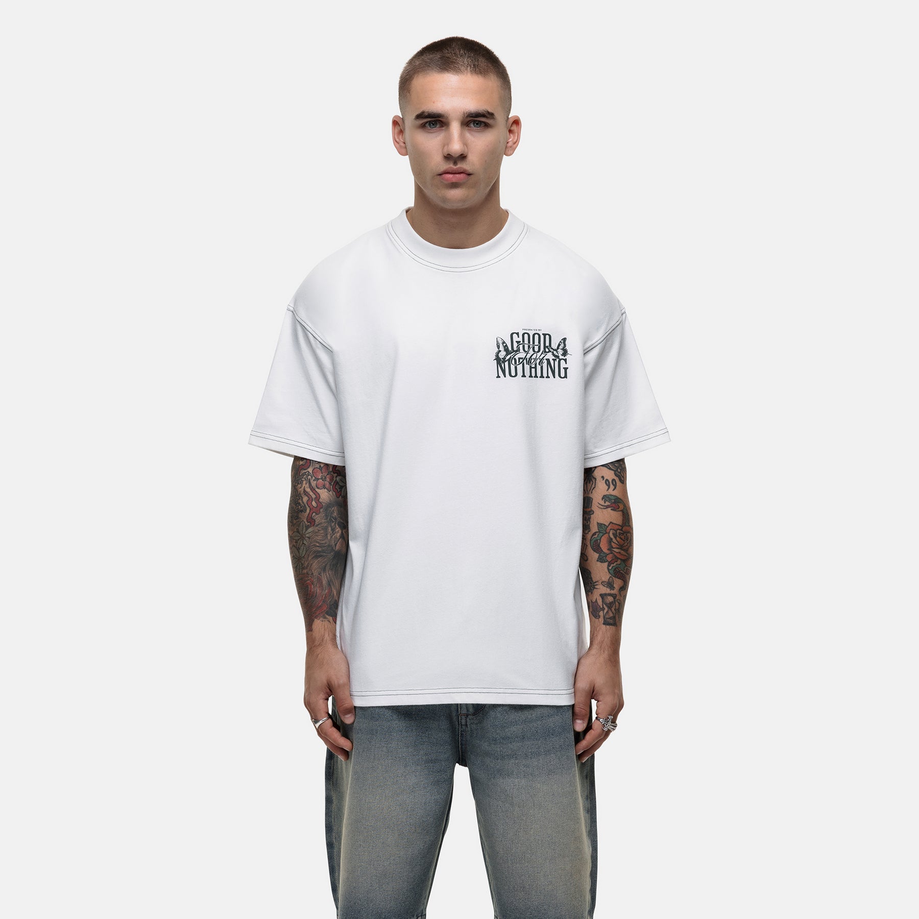 Dakota Butterfly White T-shirt
