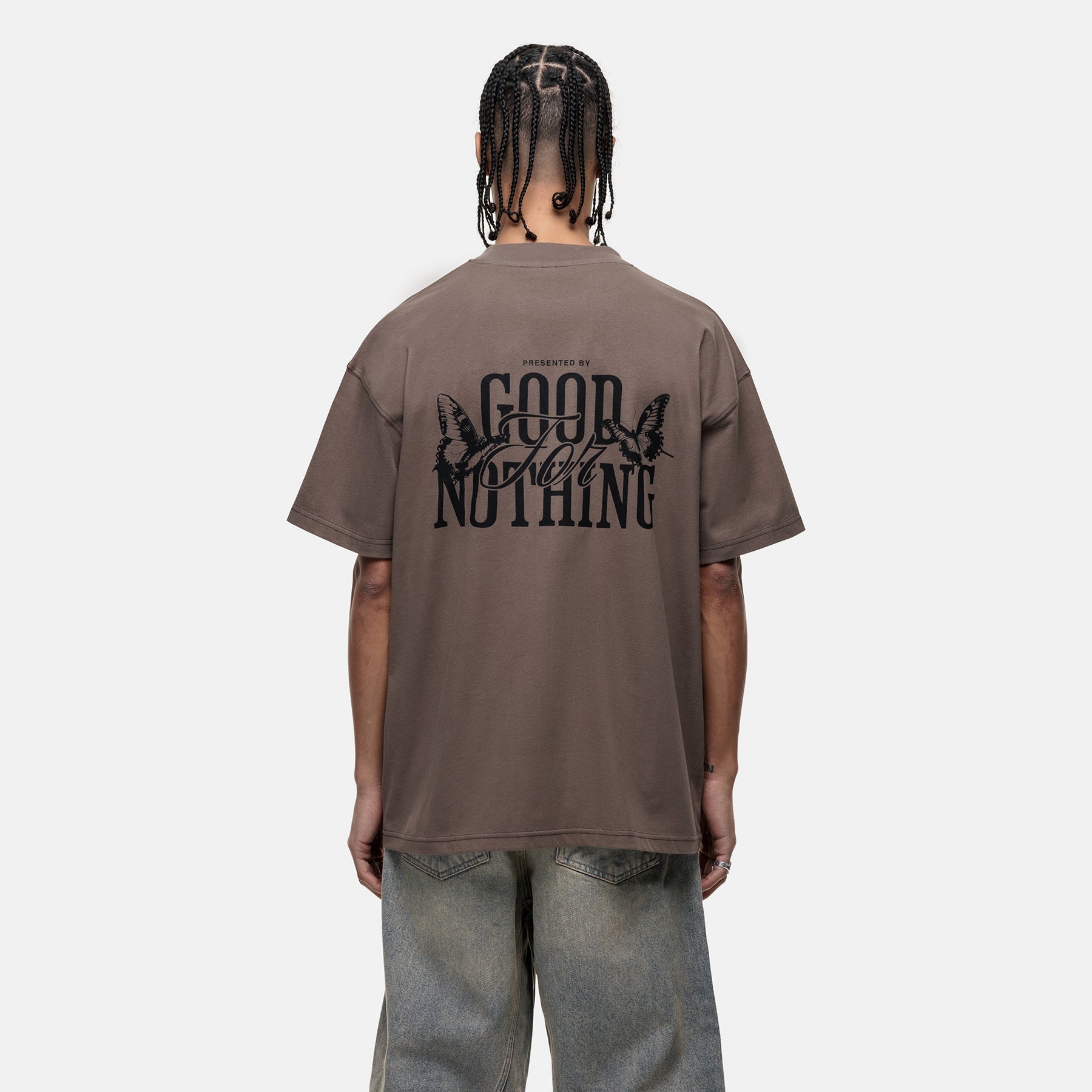 Dakota Butterfly Taupe T-shirt