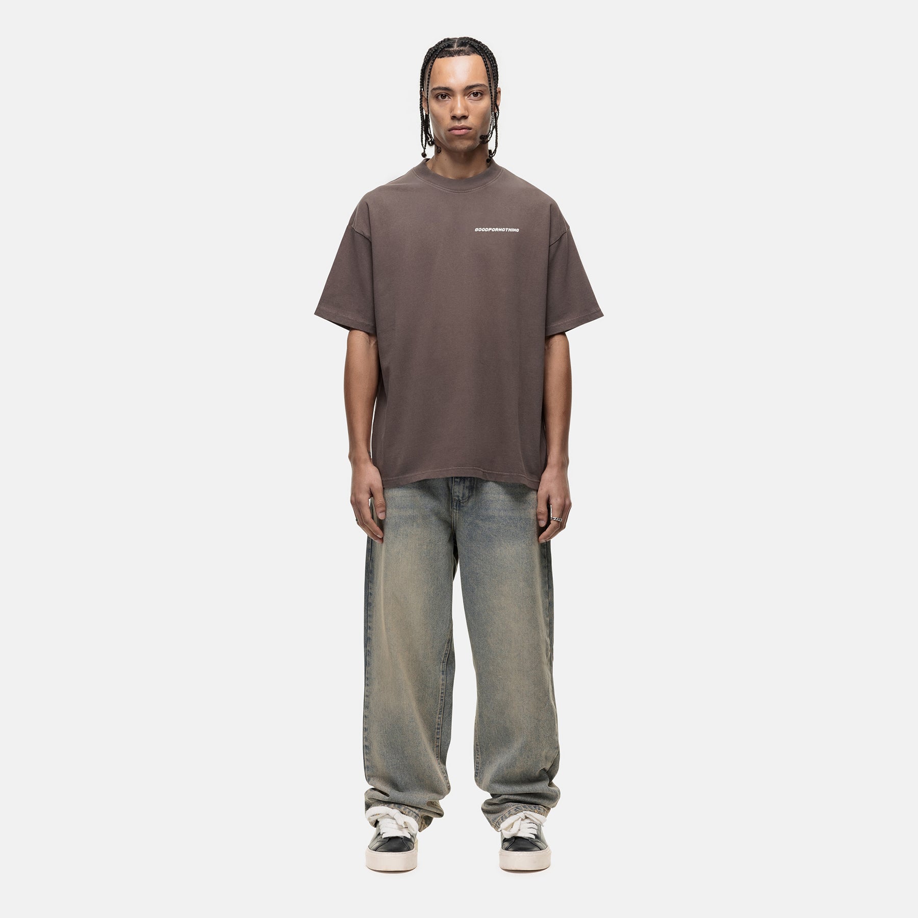 Vintage Washed Taupe T-shirt