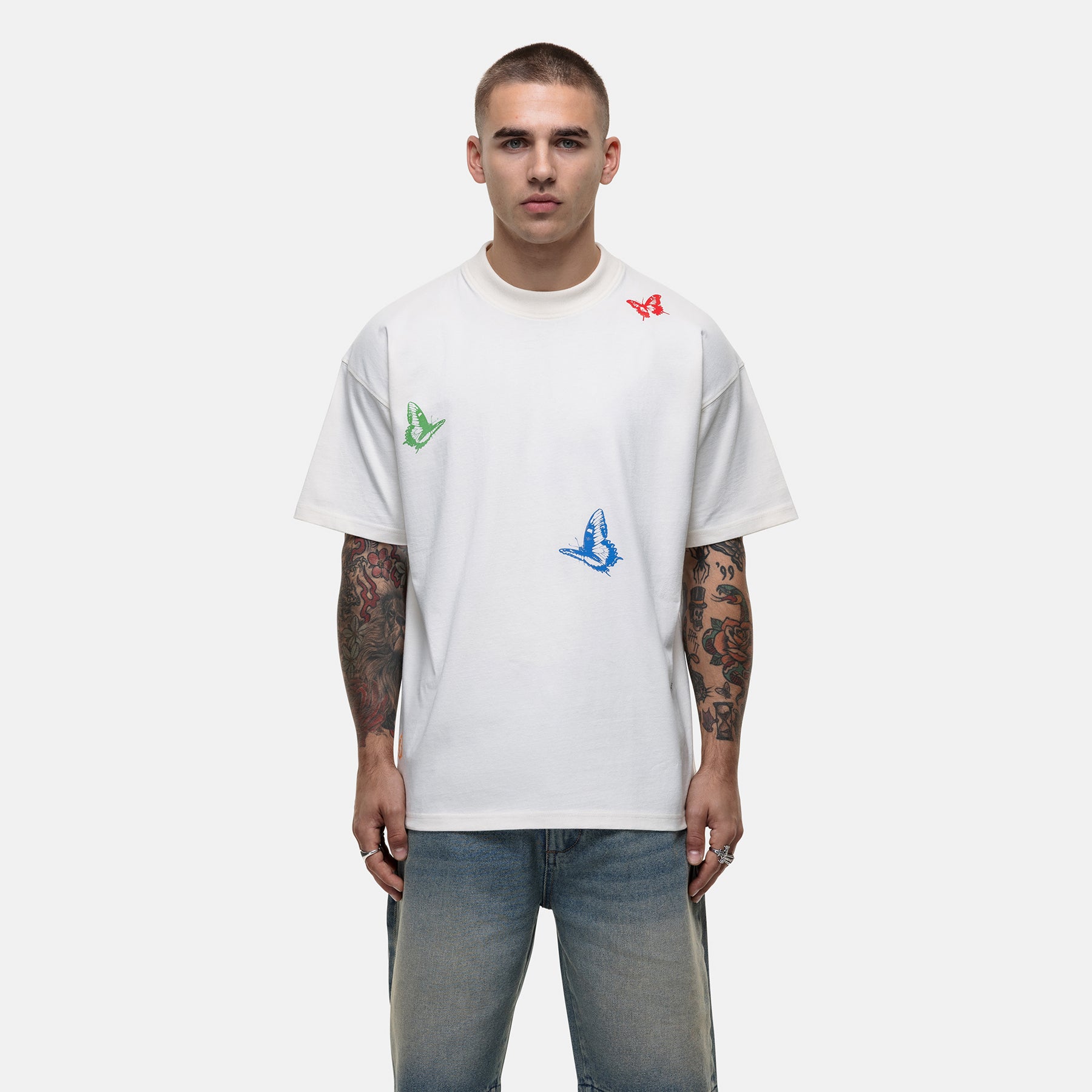 Vacation Butterfly Cream T-shirt