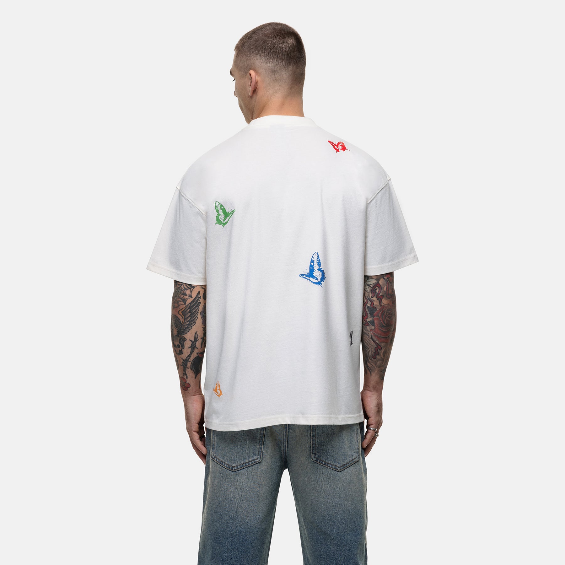 Vacation Butterfly Cream T-shirt