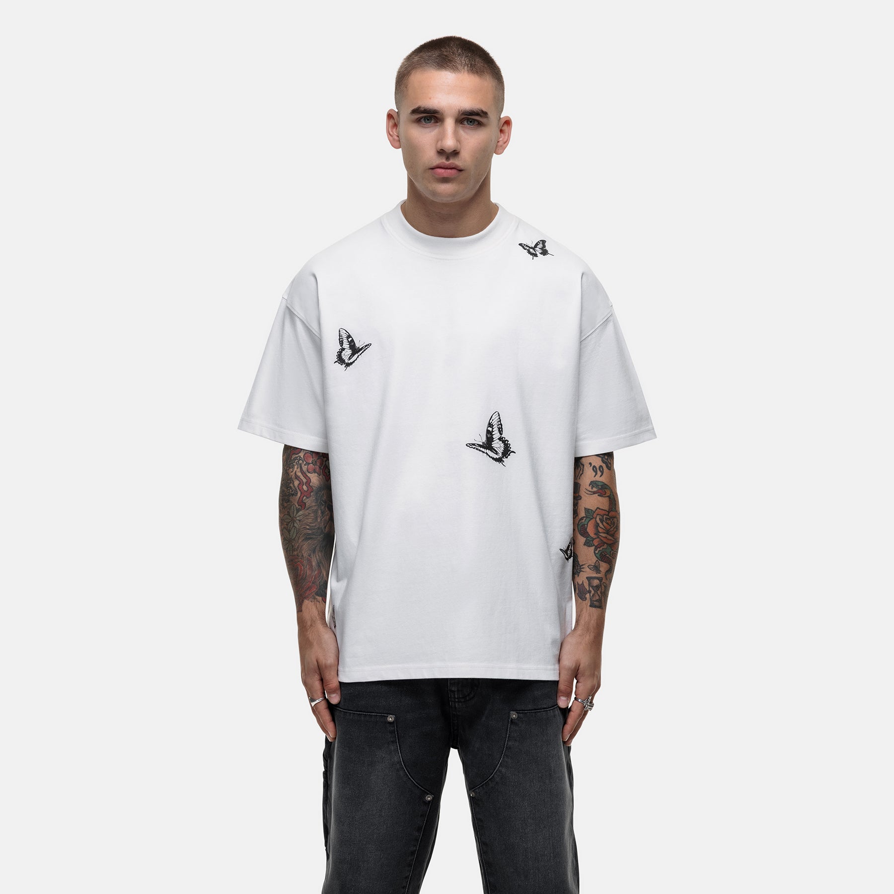 Vacation Butterfly White T-shirt