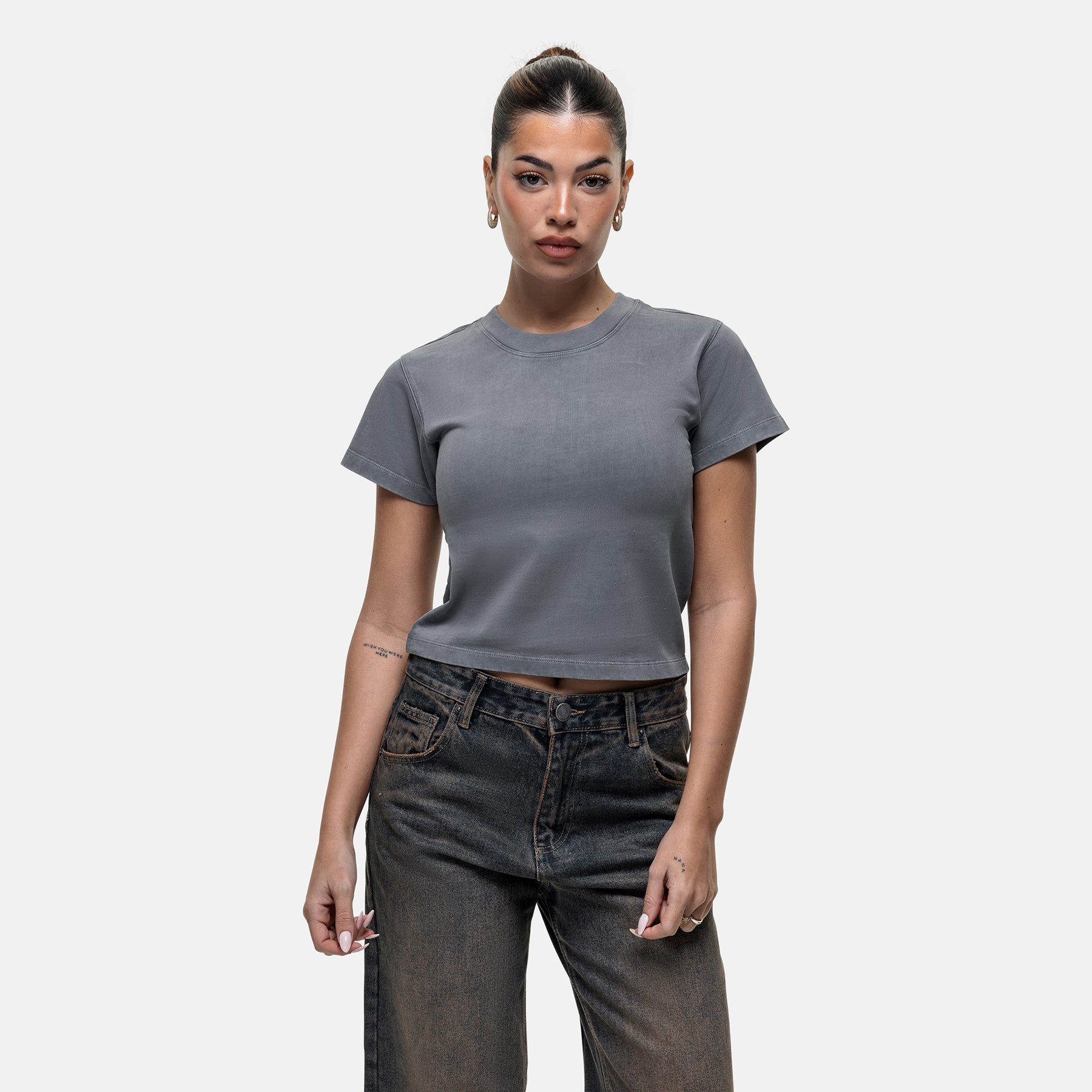 Scribble Grey Baby T-shirt