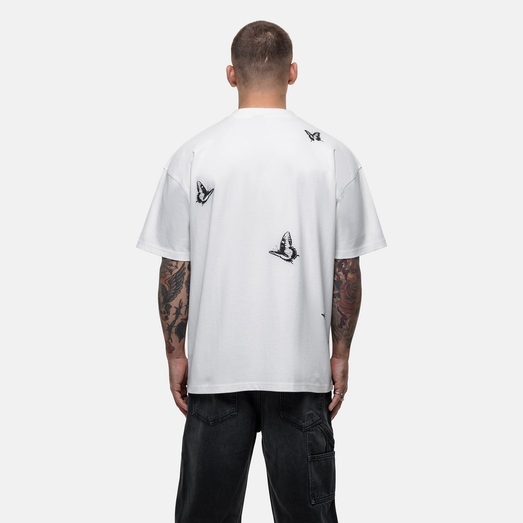 Vacation Butterfly White T-shirt