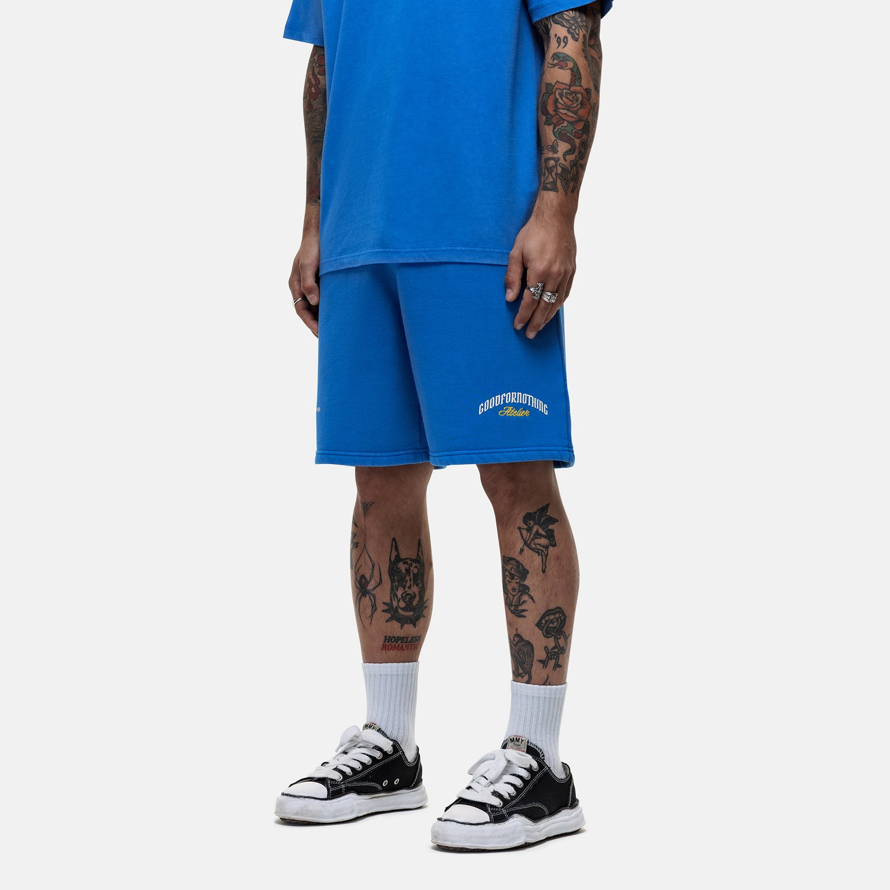 Antiquity Washed Blue Shorts