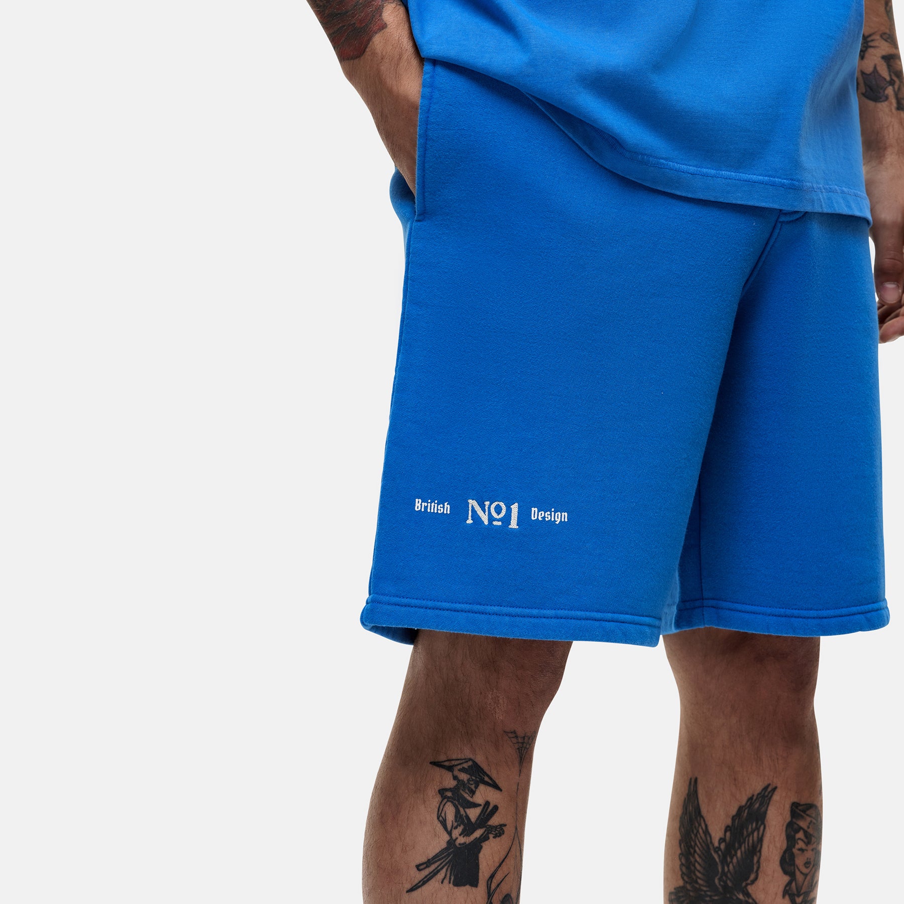 Antiquity Washed Blue Shorts